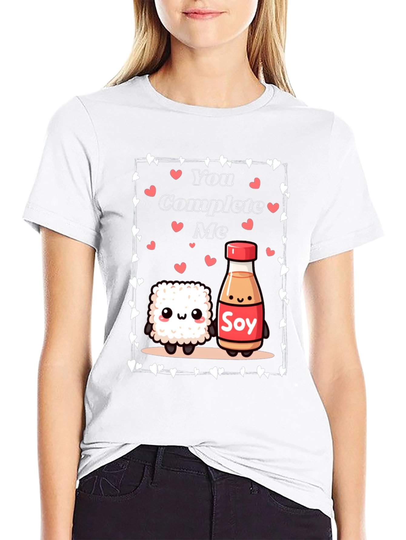 Sushi and Soy Sauce Graphic Tee: You Complete Me