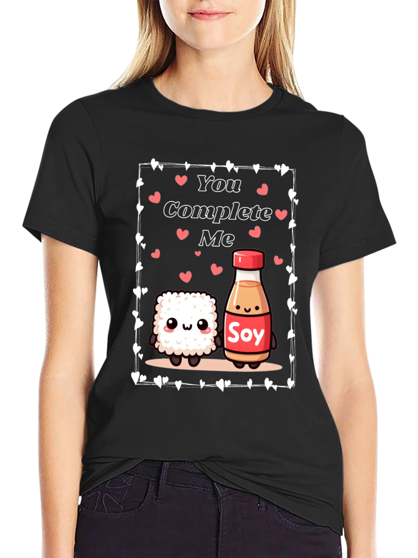 Sushi and Soy Sauce Graphic Tee: You Complete Me