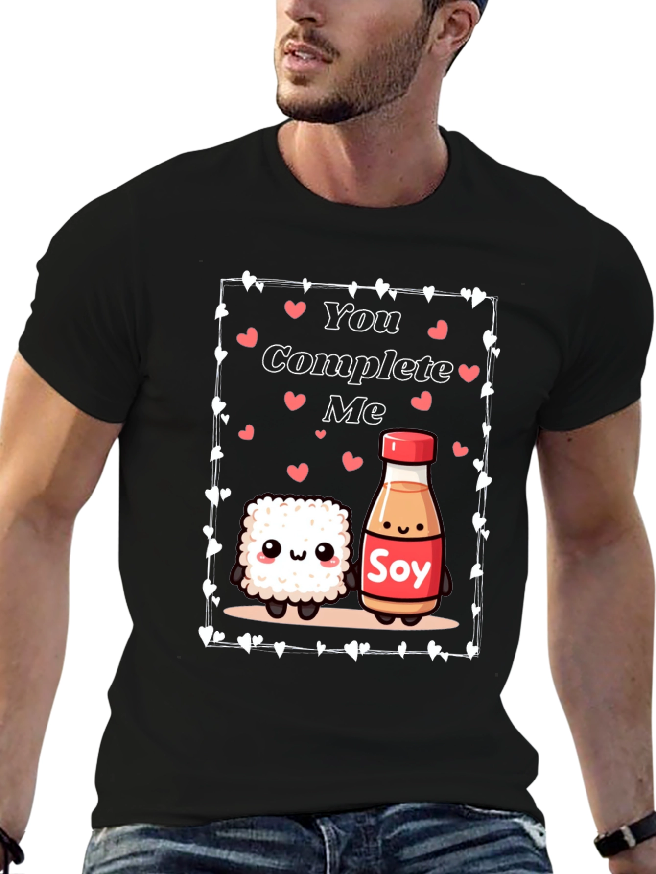 Sushi and Soy Sauce Graphic Tee: You Complete Me
