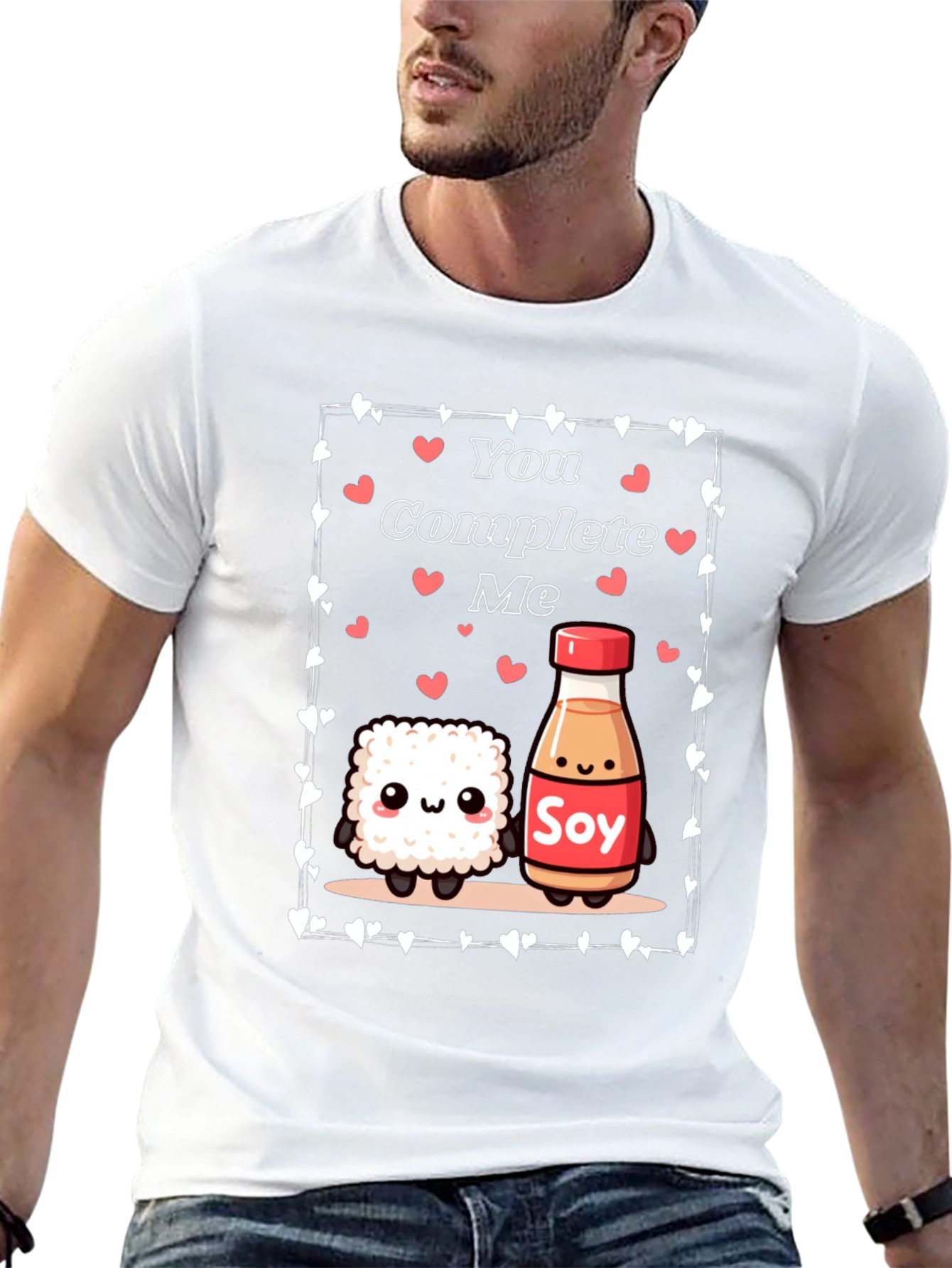 Sushi and Soy Sauce Graphic Tee: You Complete Me