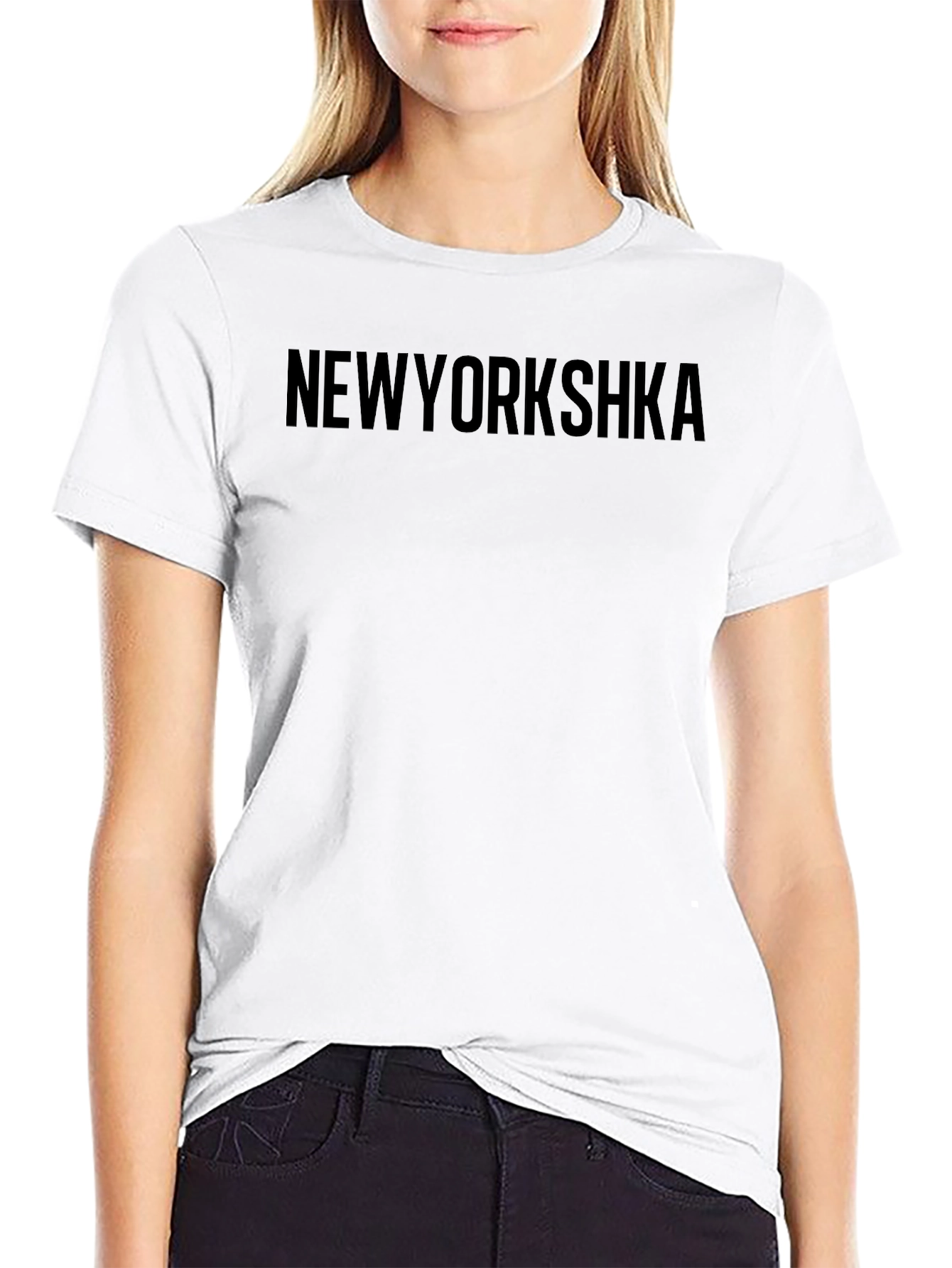 New Yorkshka Black T-Shirt