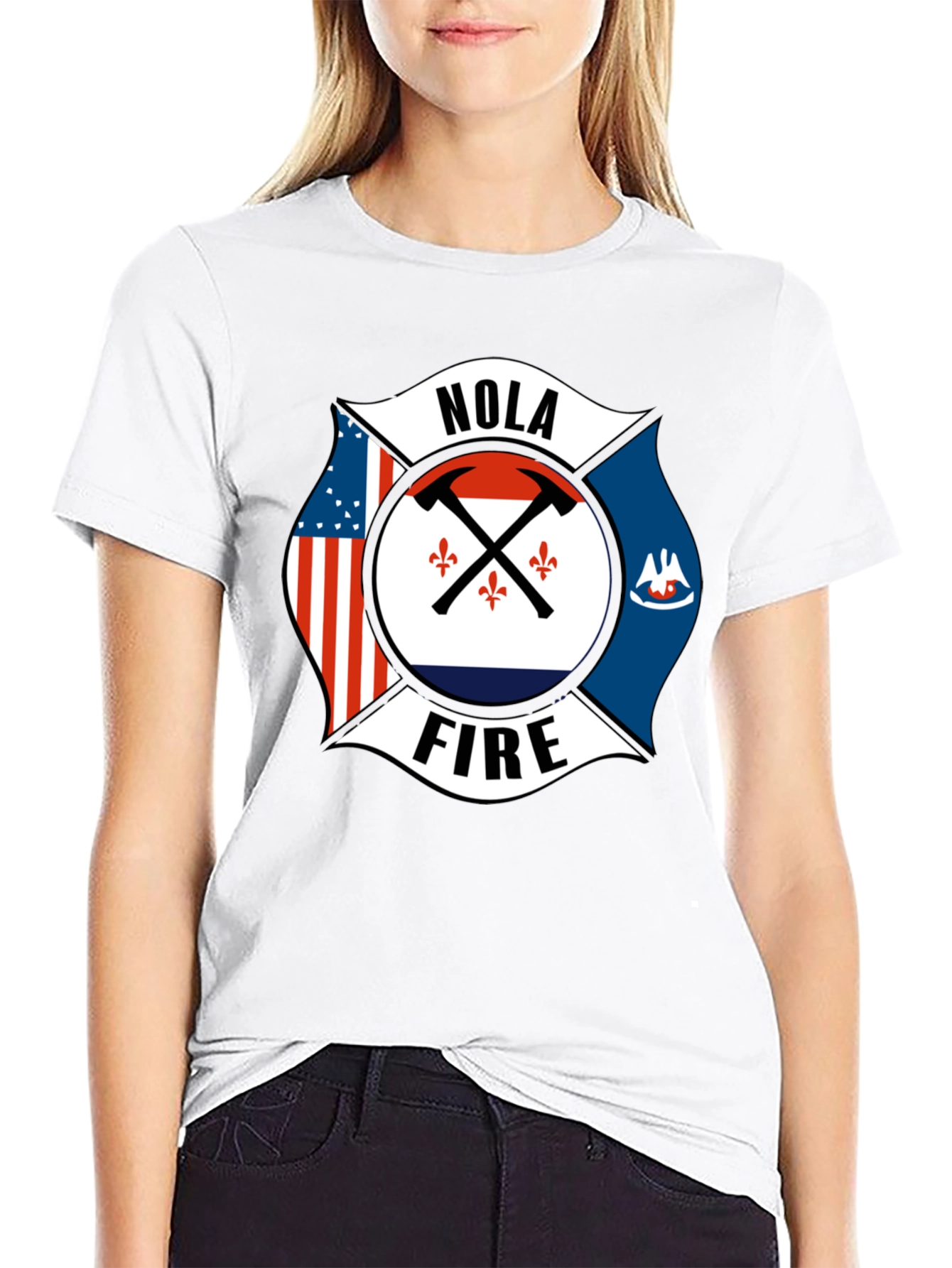 NOLA Firefighter T-Shirt - New Orleans Pride