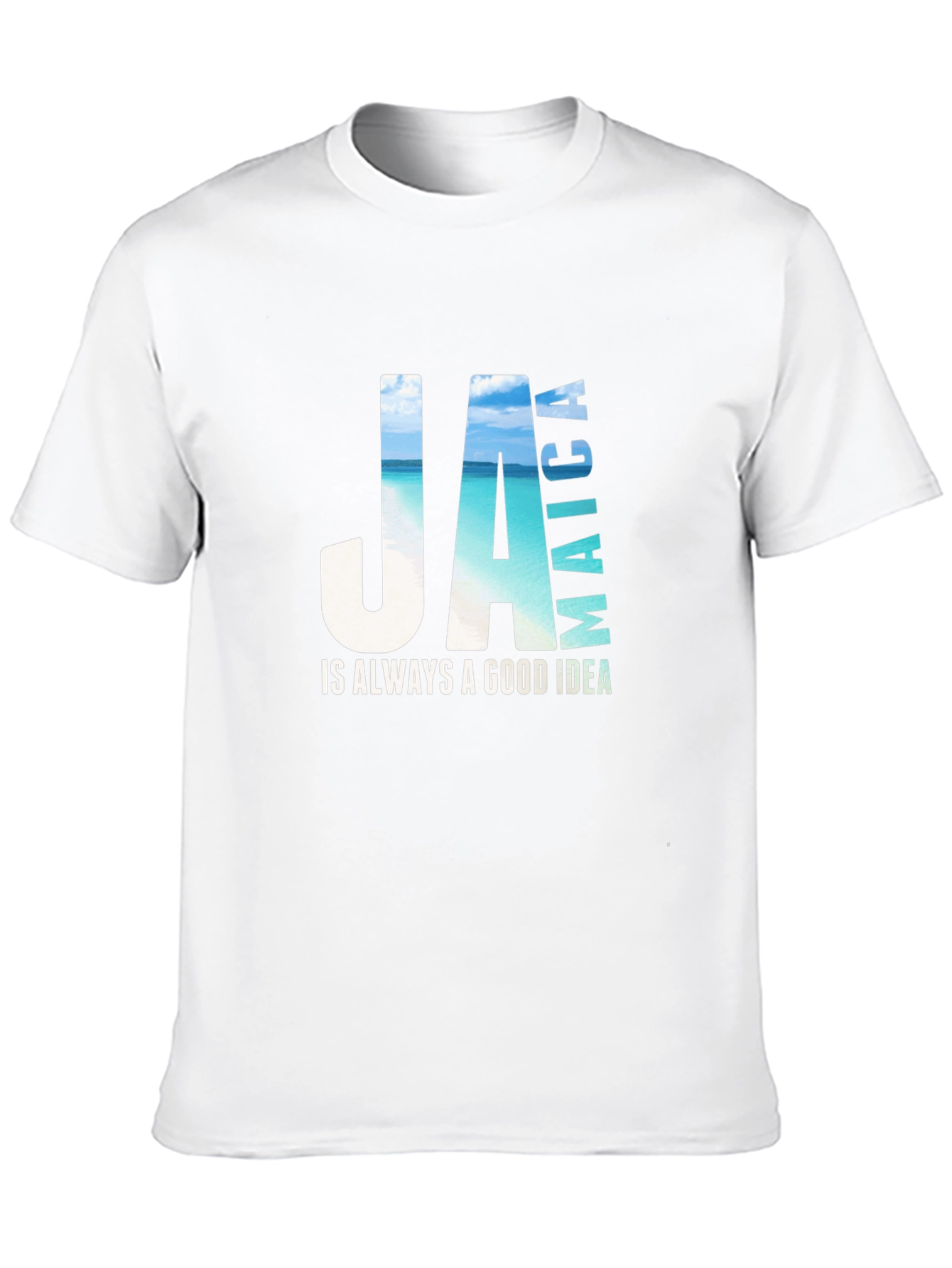 Jamaica Vacation Black T-Shirt - Good Idea