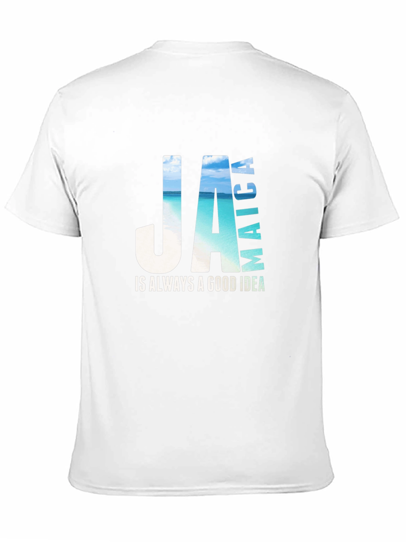 Jamaica Vacation Black T-Shirt - Good Idea