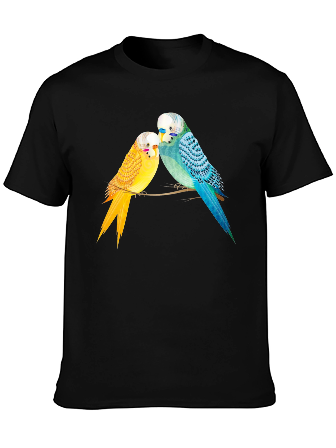 Budgie Bird Graphic Tee -  Cute Parakeet Lovers T-Shirt
