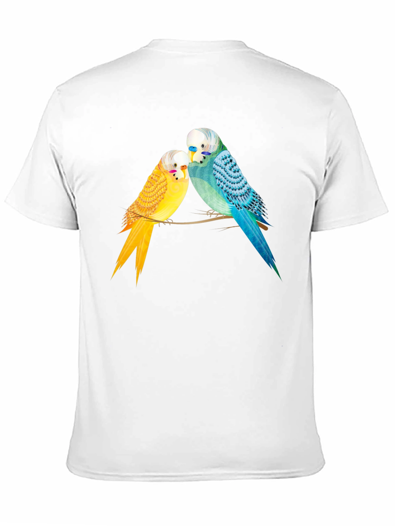 Budgie Bird Graphic Tee -  Cute Parakeet Lovers T-Shirt