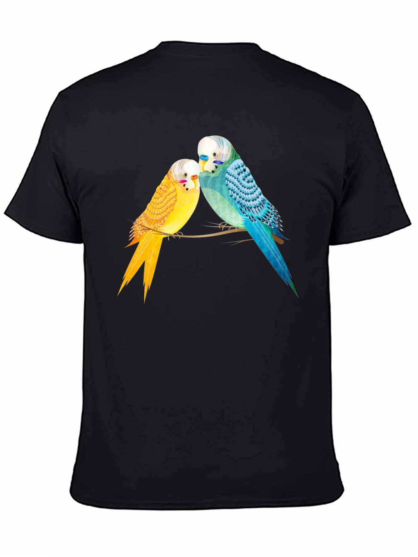 Budgie Bird Graphic Tee -  Cute Parakeet Lovers T-Shirt