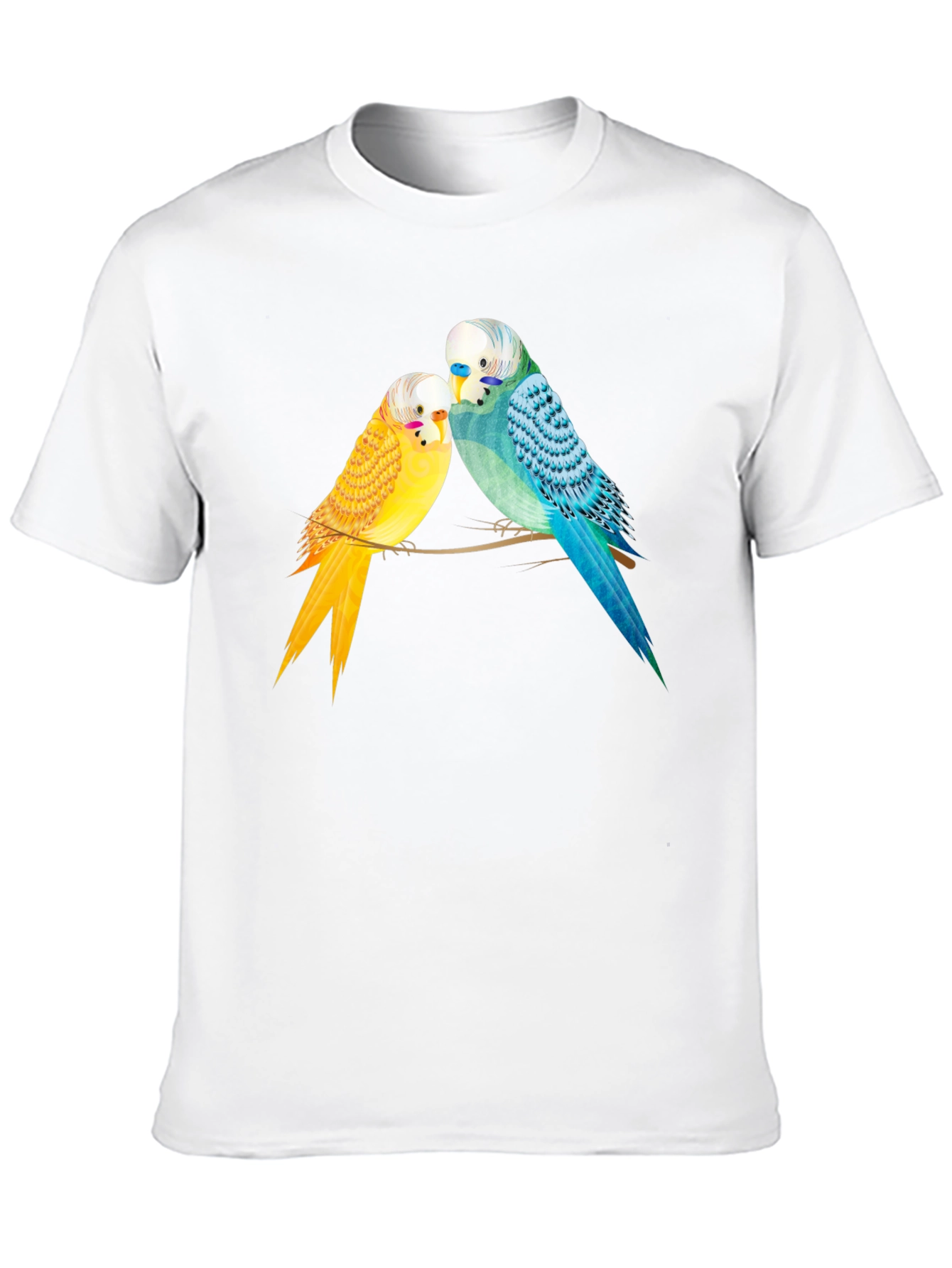 Budgie Bird Graphic Tee -  Cute Parakeet Lovers T-Shirt