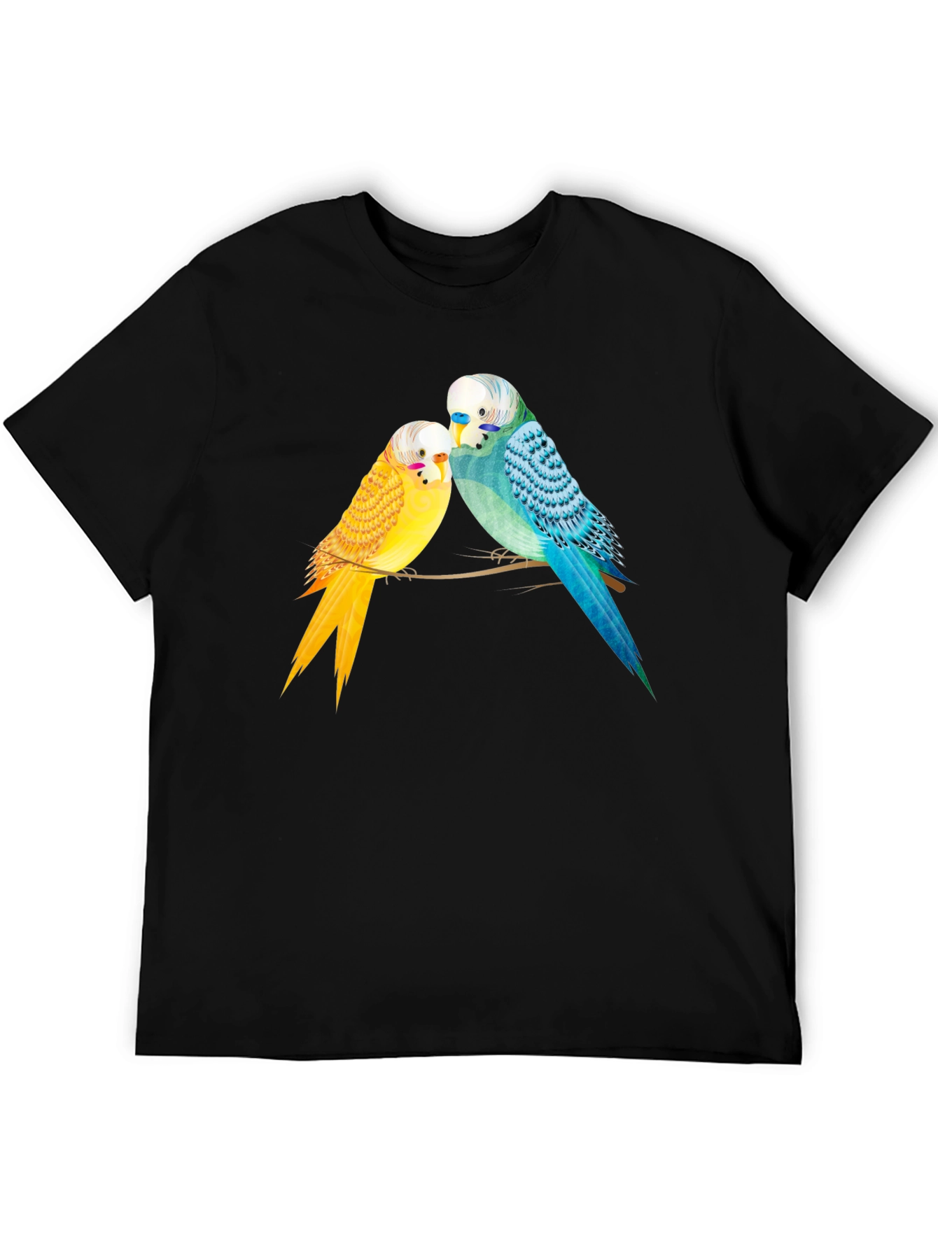 Budgie Bird Graphic Tee -  Cute Parakeet Lovers T-Shirt