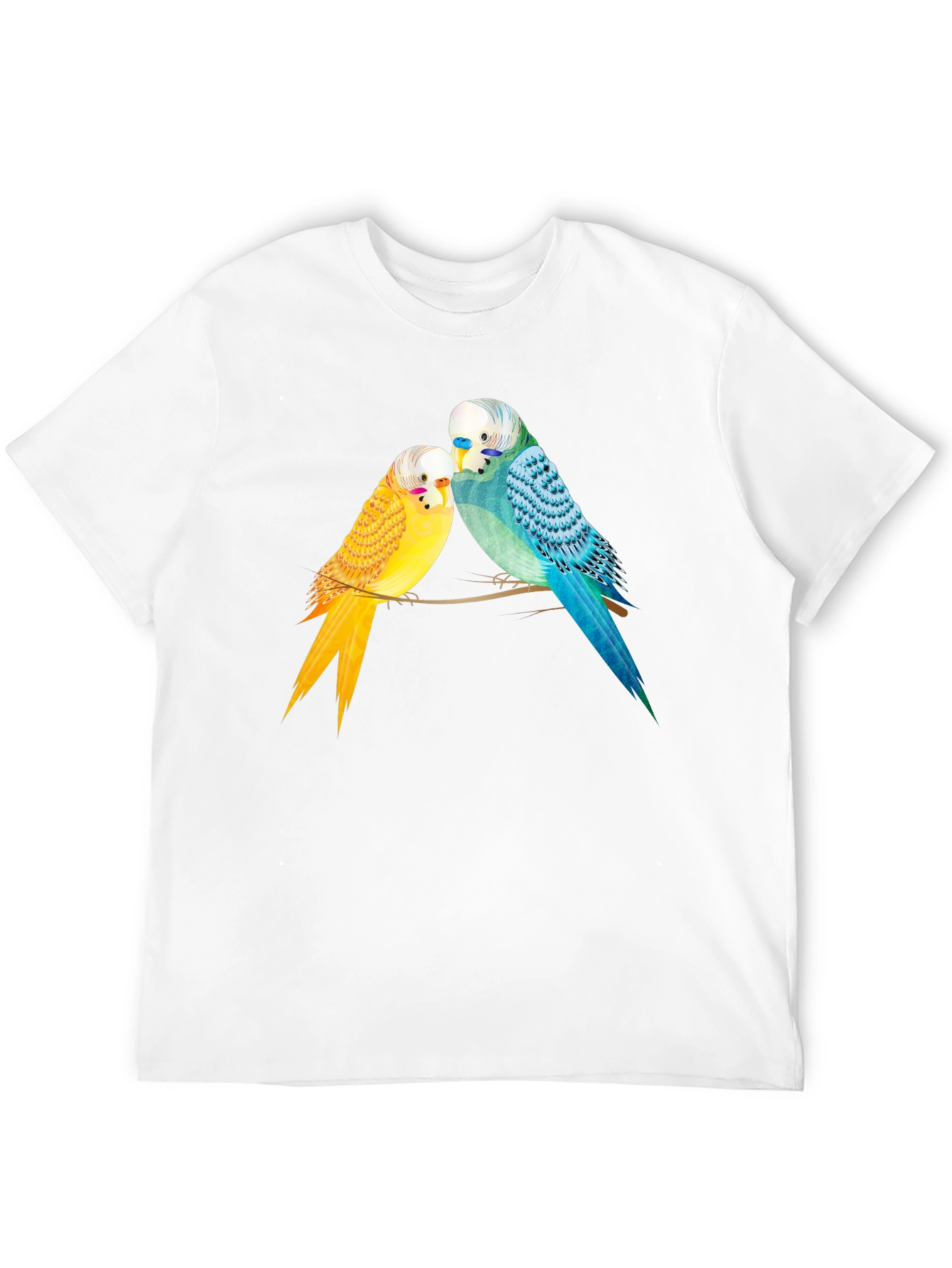 Budgie Bird Graphic Tee -  Cute Parakeet Lovers T-Shirt