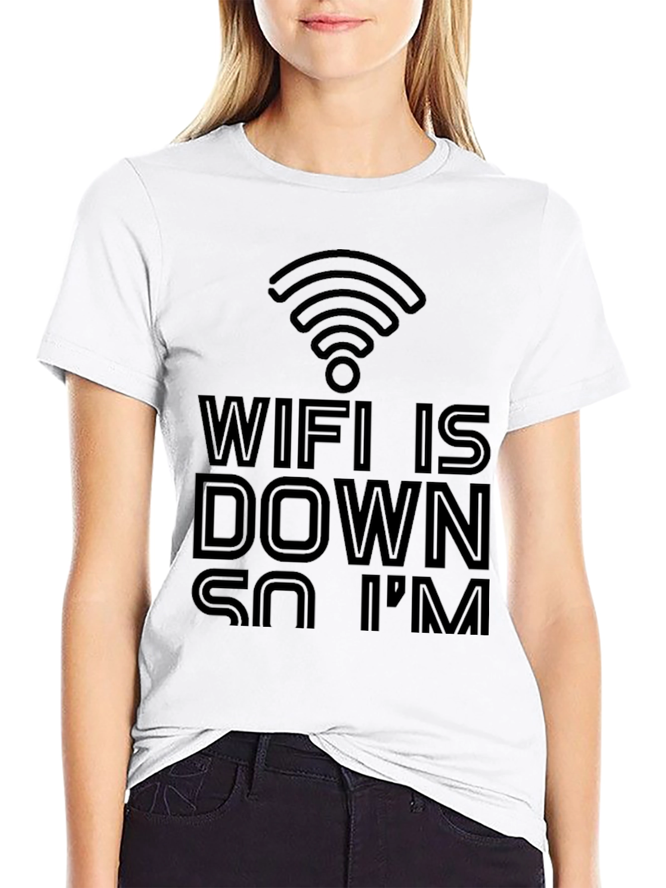Funny Wifi Is Down T-Shirt -  Internet Humor
