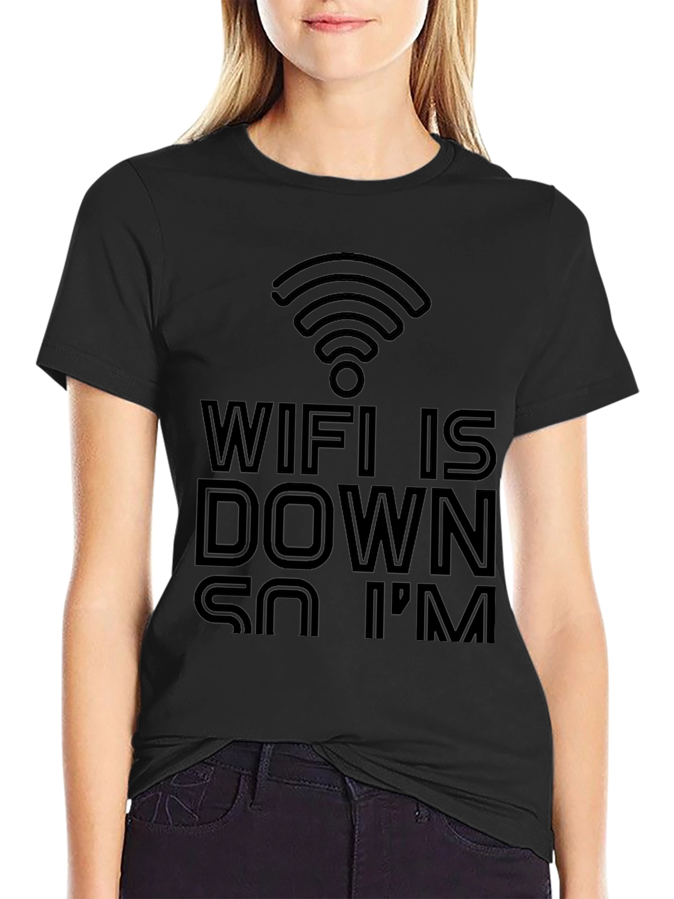 Funny Wifi Is Down T-Shirt -  Internet Humor