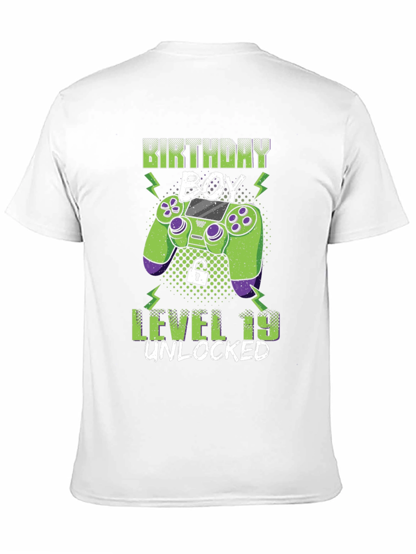 Birthday Boy Level 19 Unlocked Gaming T-Shirt