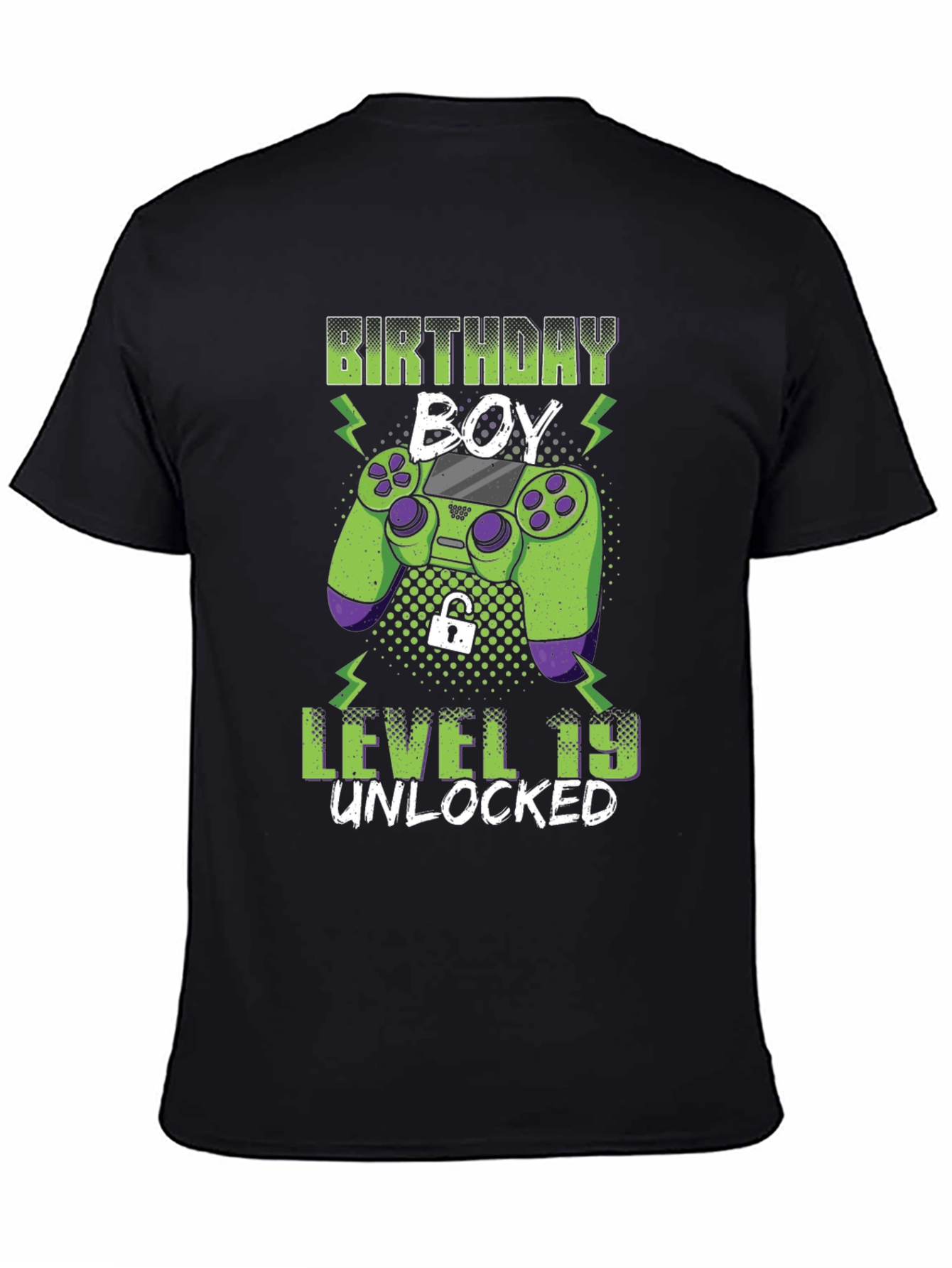 Birthday Boy Level 19 Unlocked Gaming T-Shirt