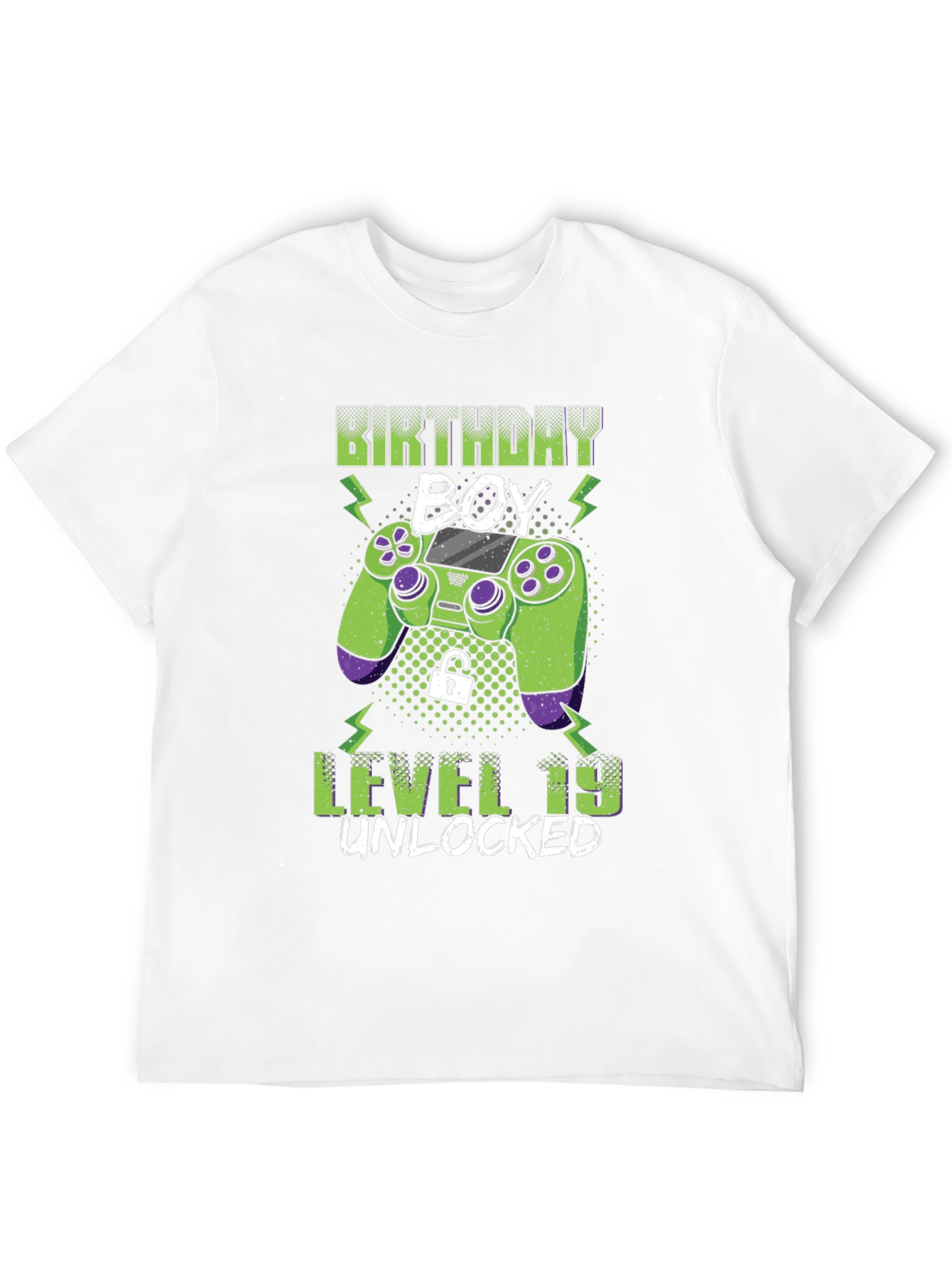 Birthday Boy Level 19 Unlocked Gaming T-Shirt