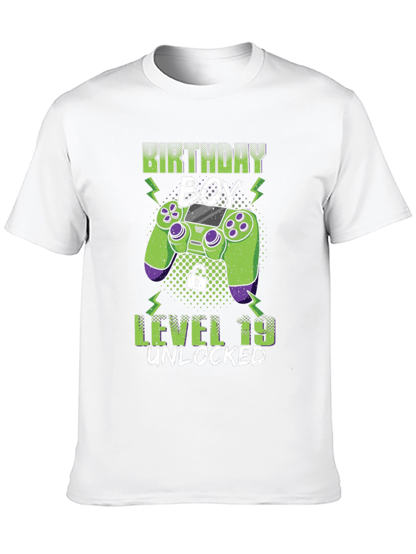 Birthday Boy Level 19 Unlocked Gaming T-Shirt