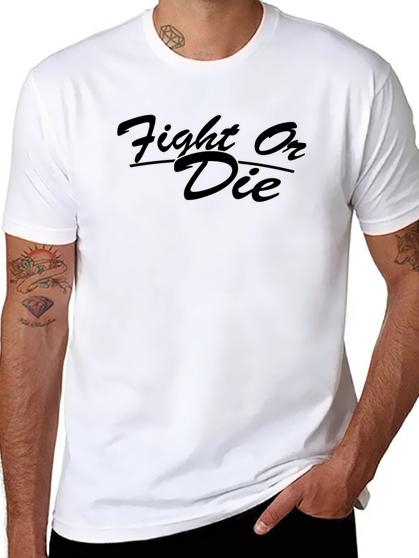 Fight On Or Die Black T-Shirt