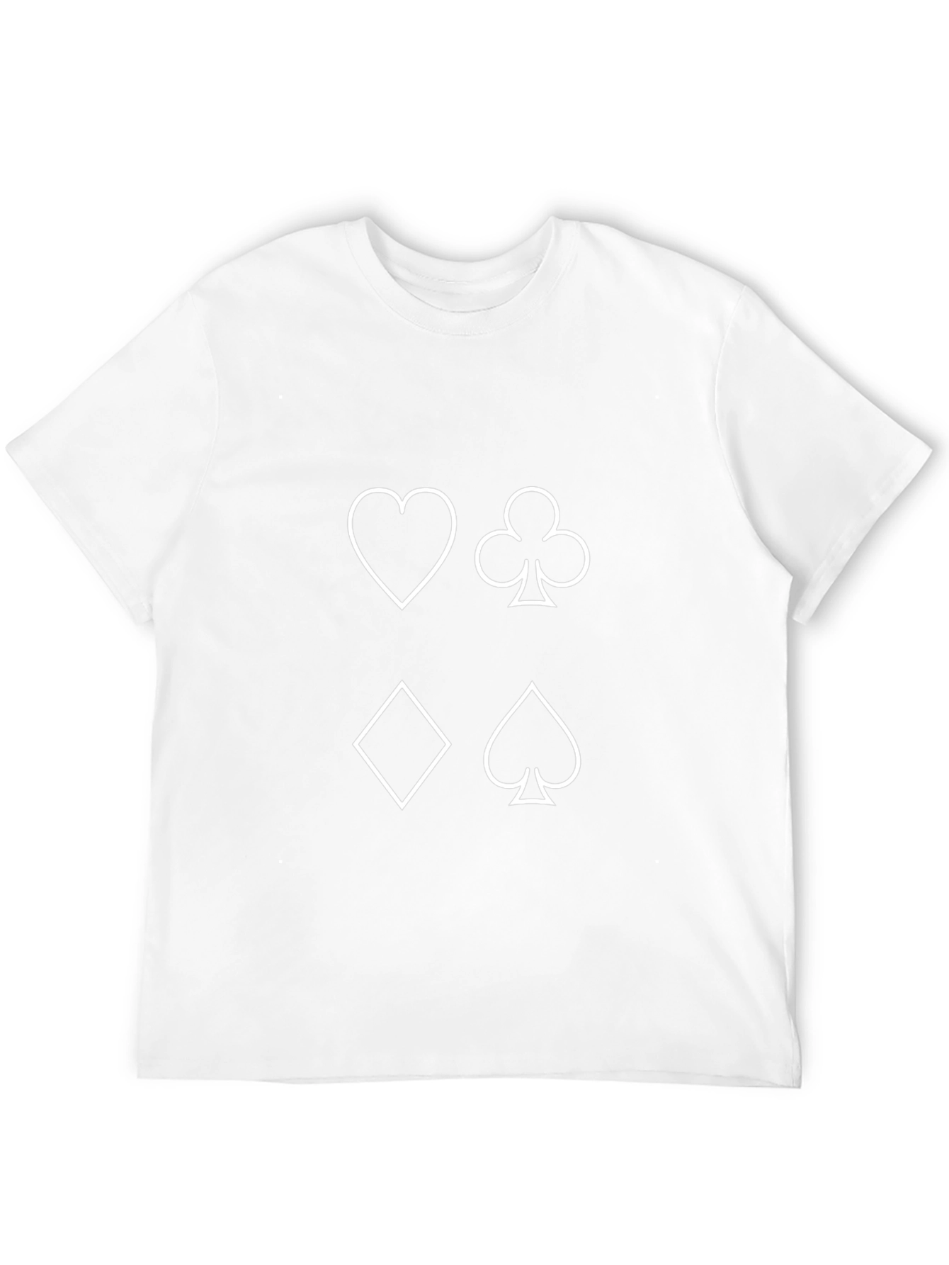 Suits Card T-Shirt - Black
