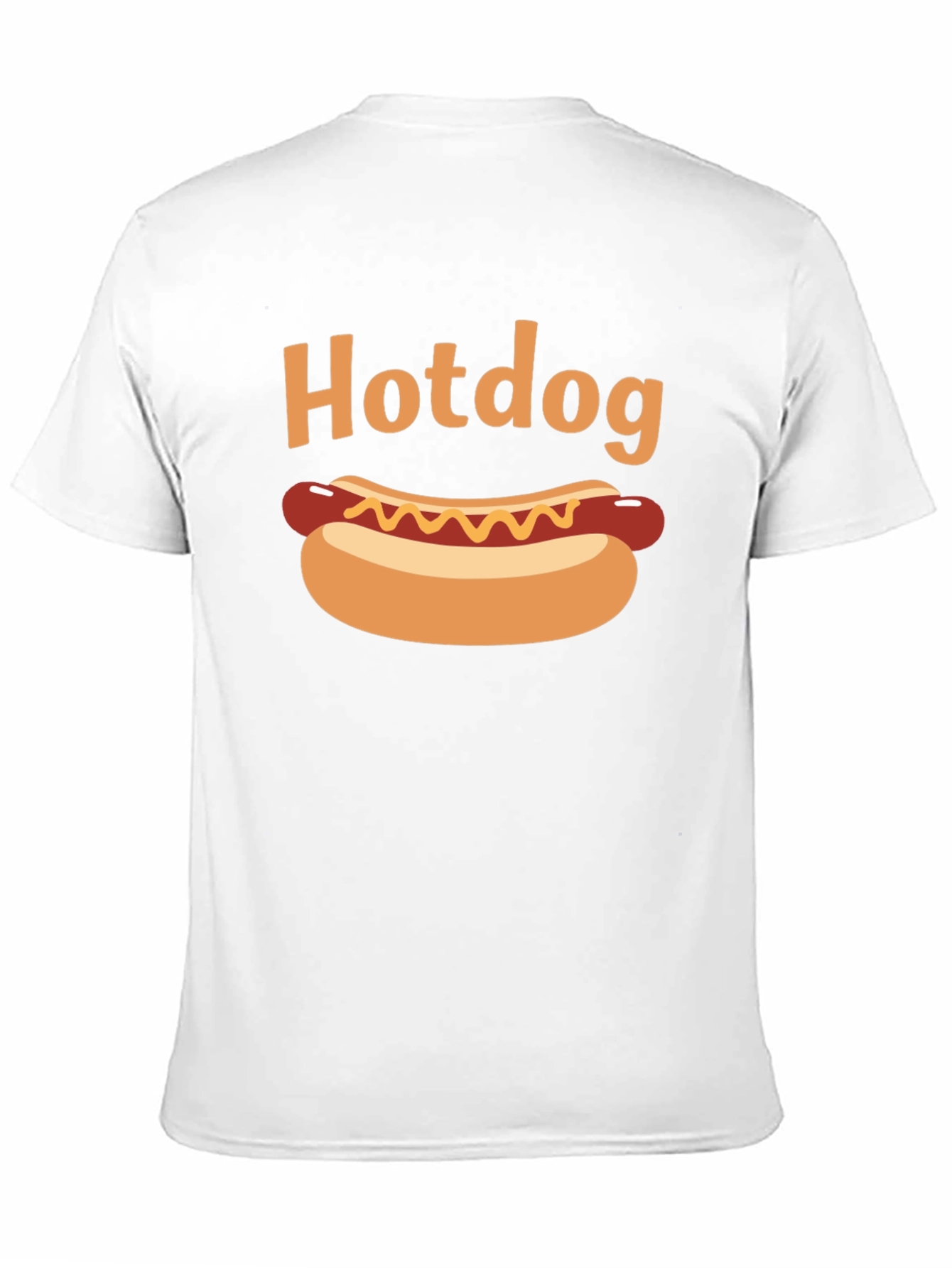 Hotdog Graphic Black T-Shirt
