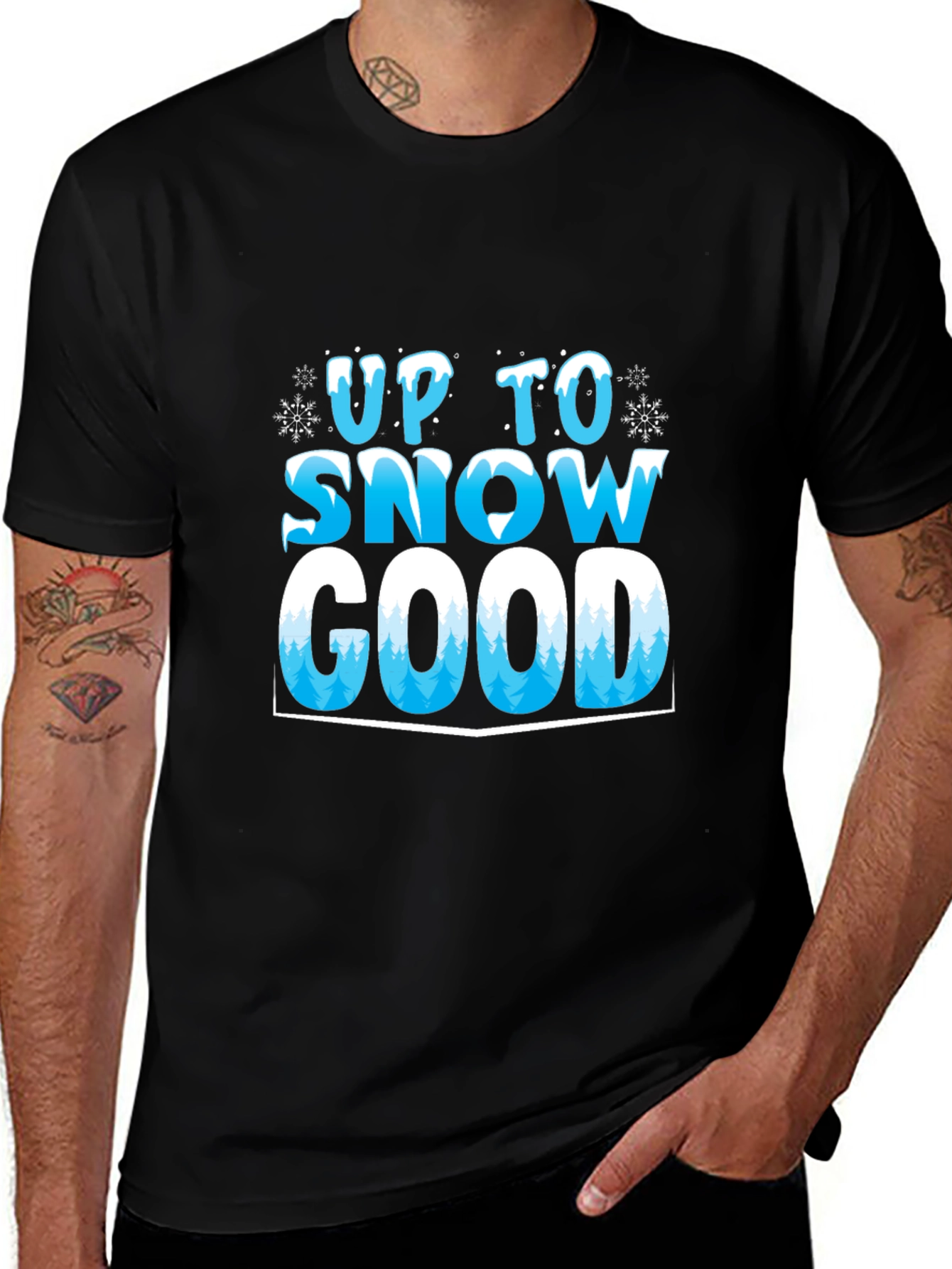 Up To Snow Good T-Shirt - Winter Holiday Tee