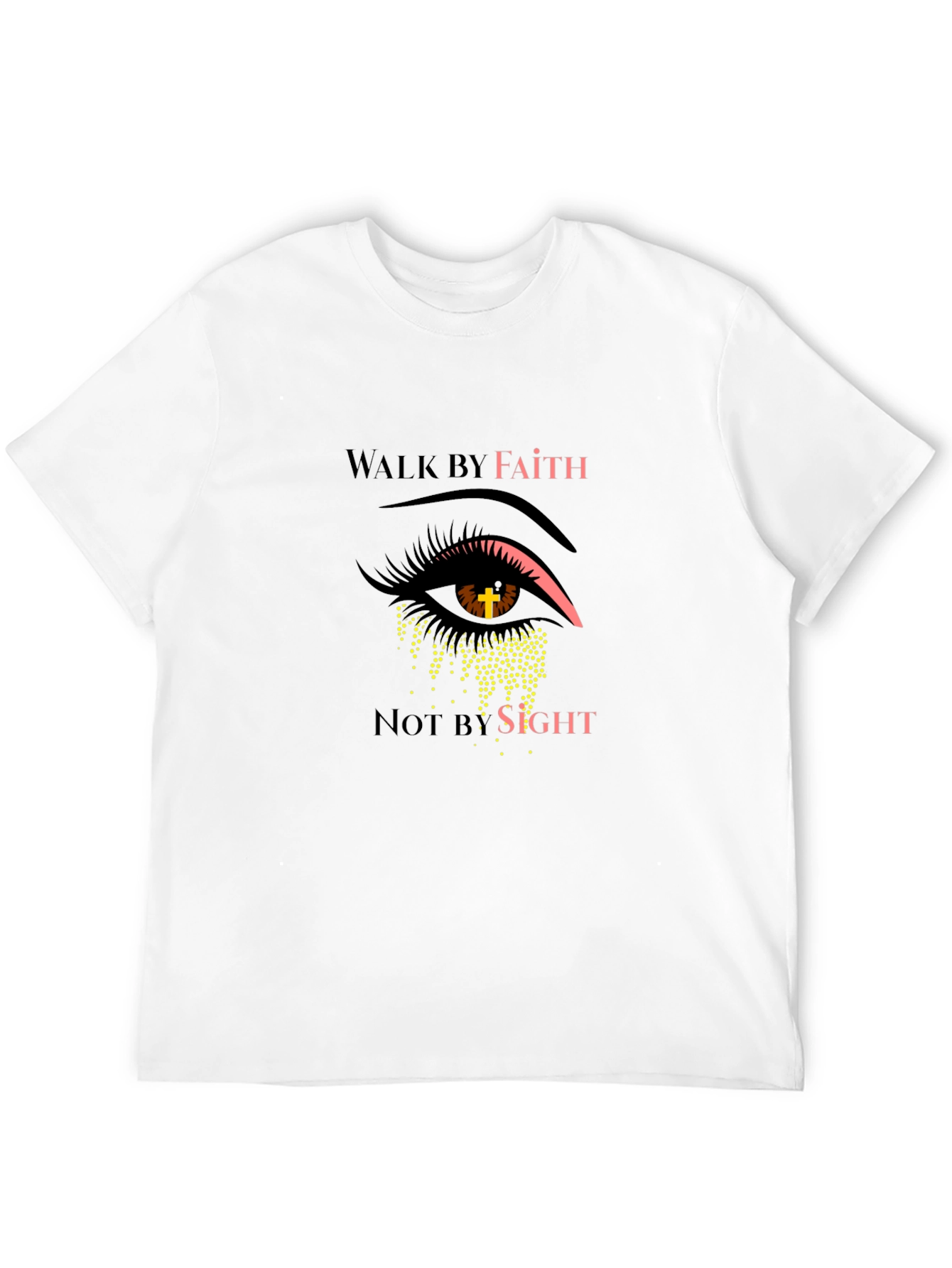 Walk By Faith Graphic Print T-Shirt