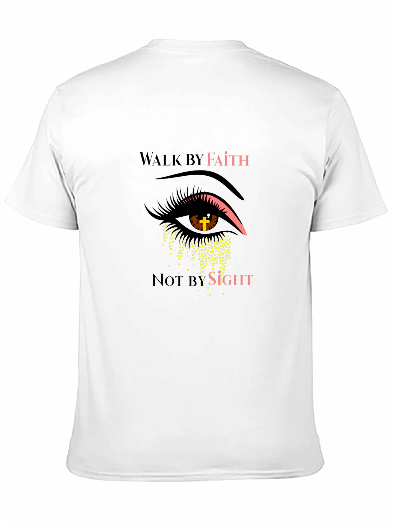 Walk By Faith Graphic Print T-Shirt