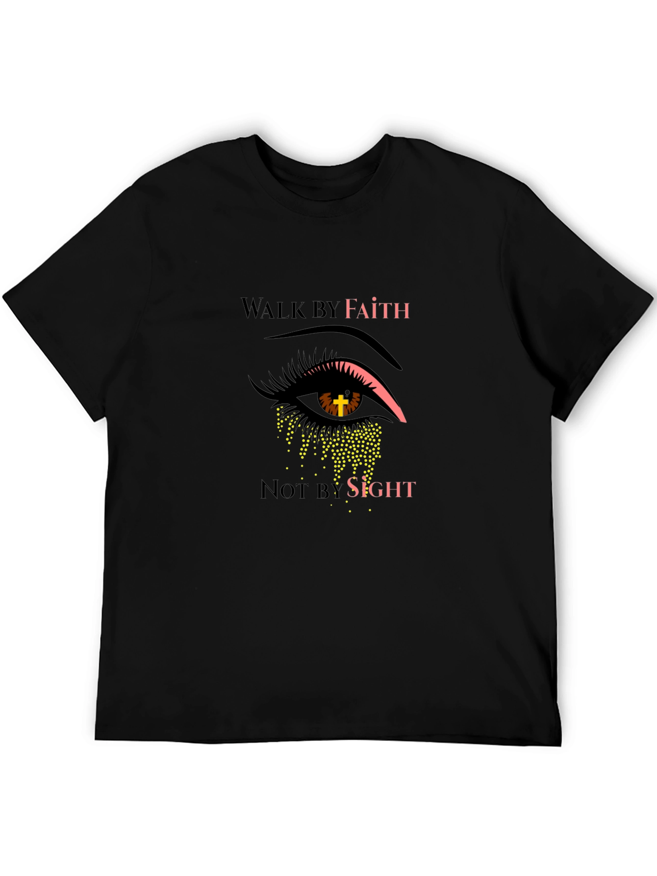 Walk By Faith Graphic Print T-Shirt