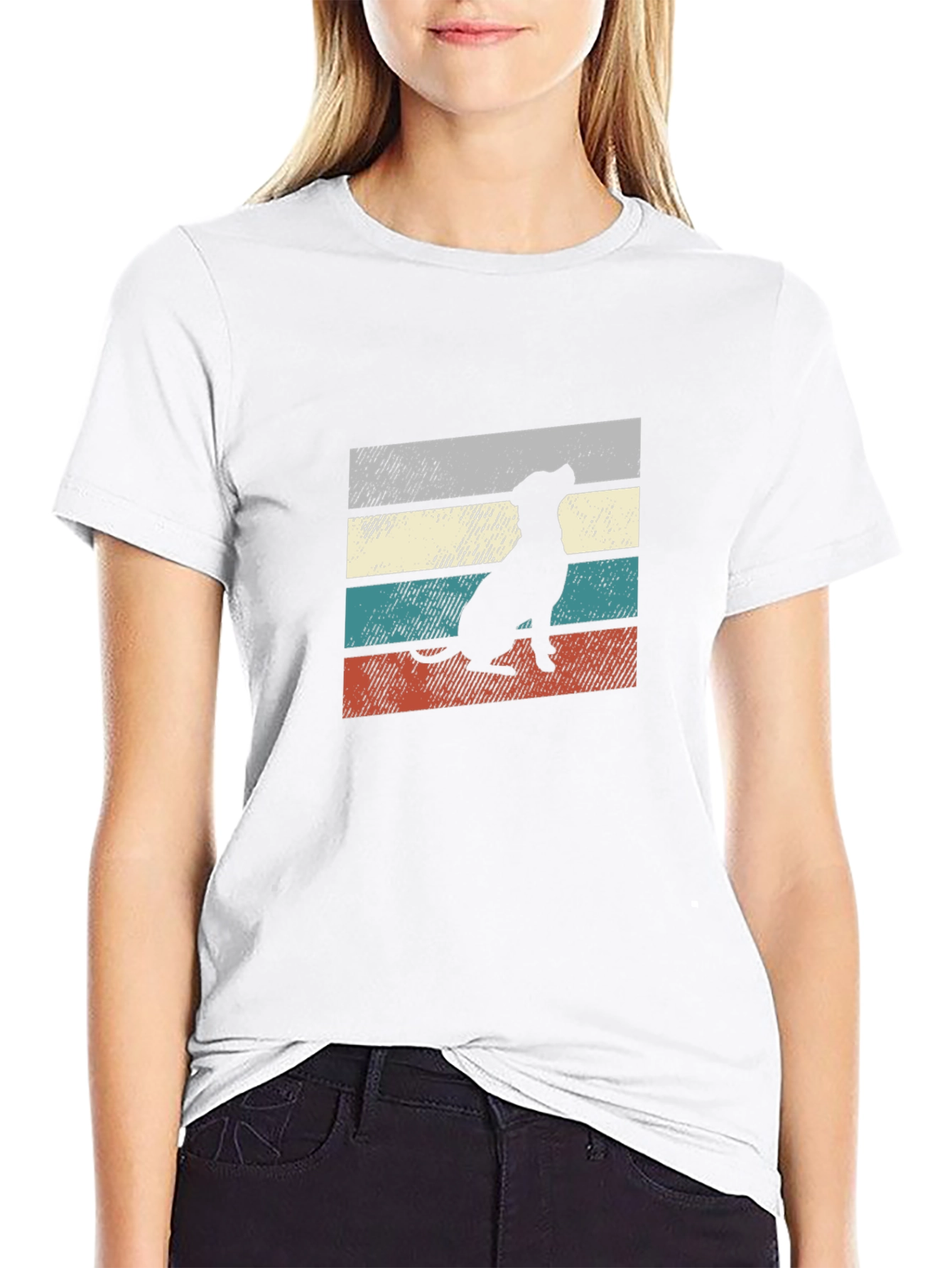 Retro Dog Silhouette Tee