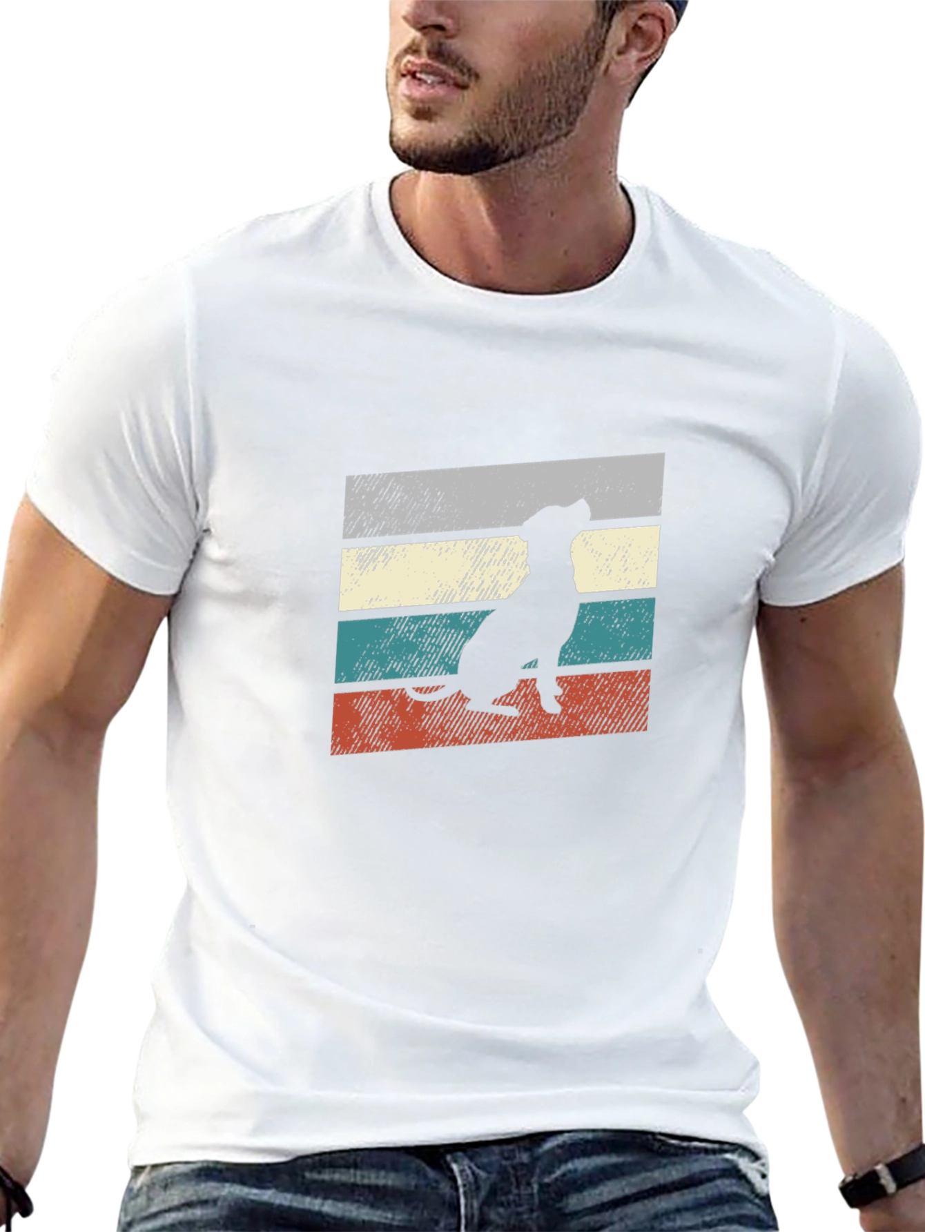 Retro Dog Silhouette Tee