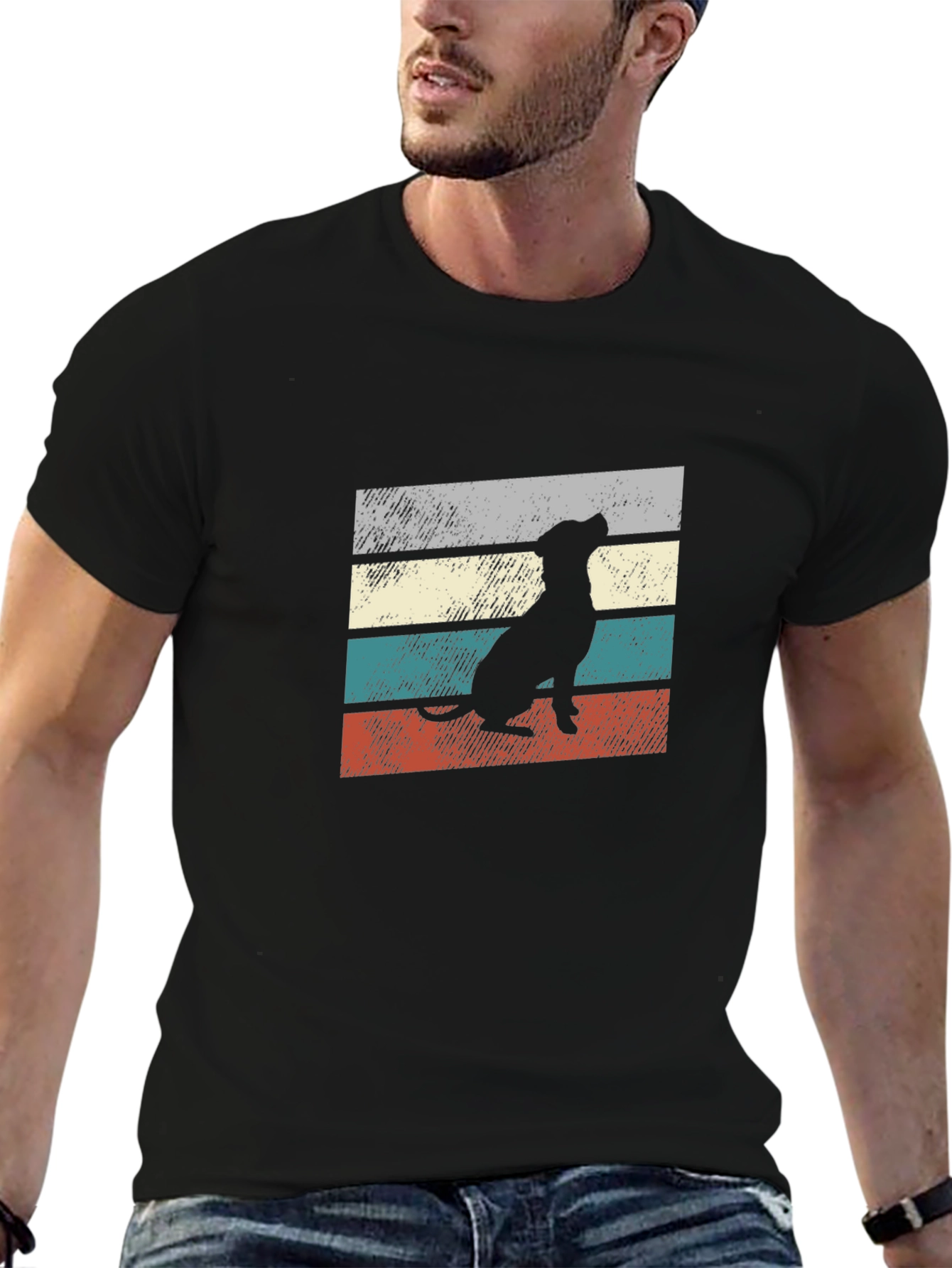 Retro Dog Silhouette Tee
