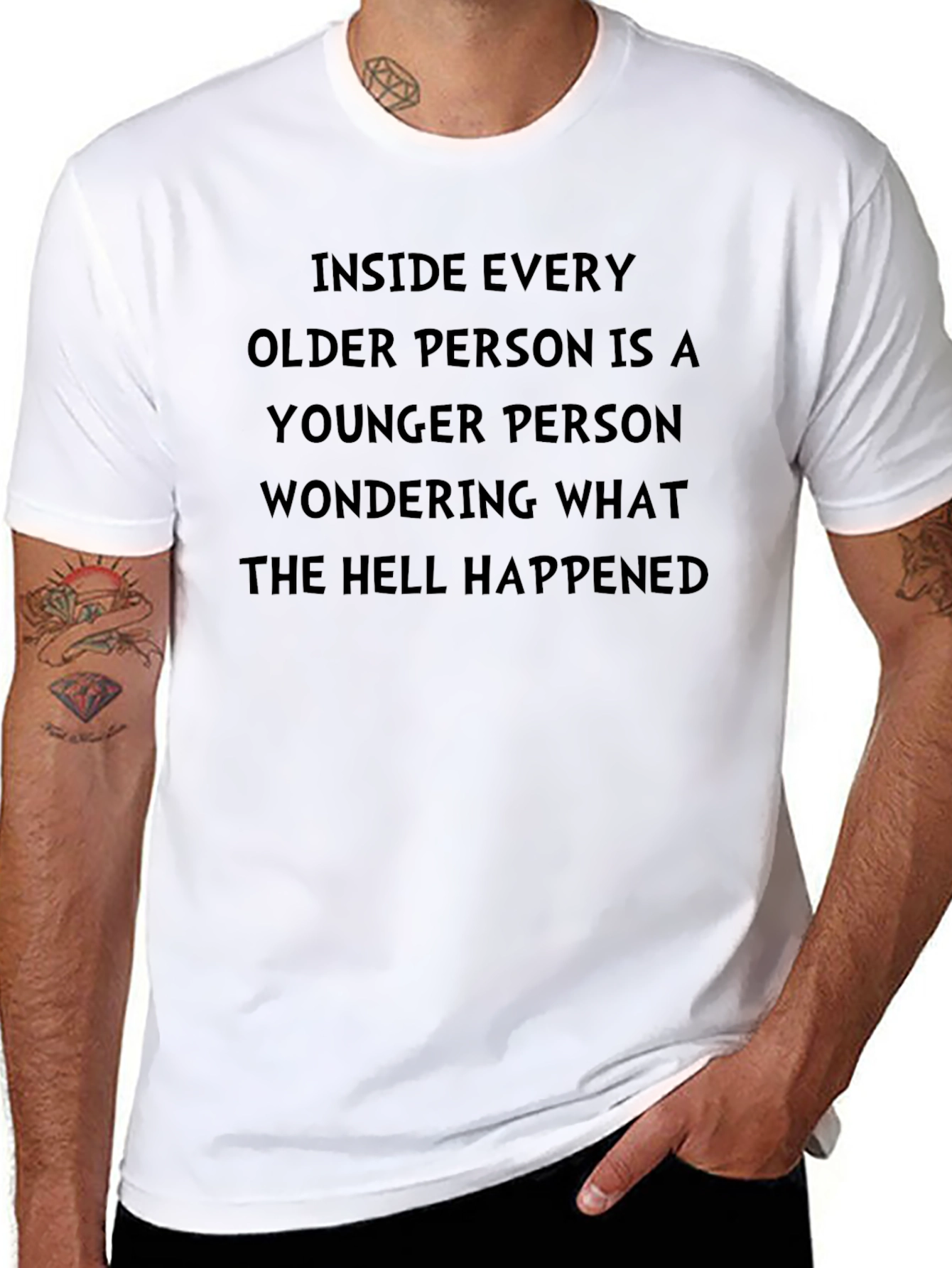 Funny T-Shirt: Inside Every Older Person