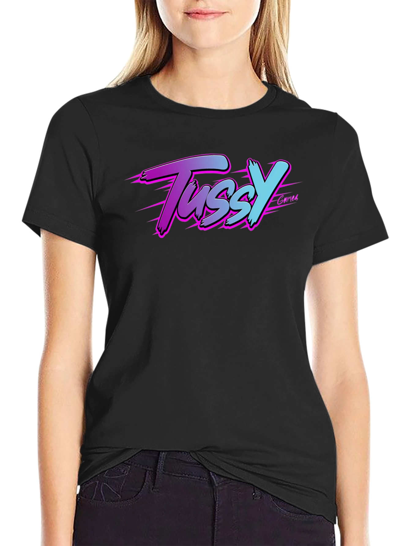 Tussy Gamer T-Shirt - Black Graphic Tee