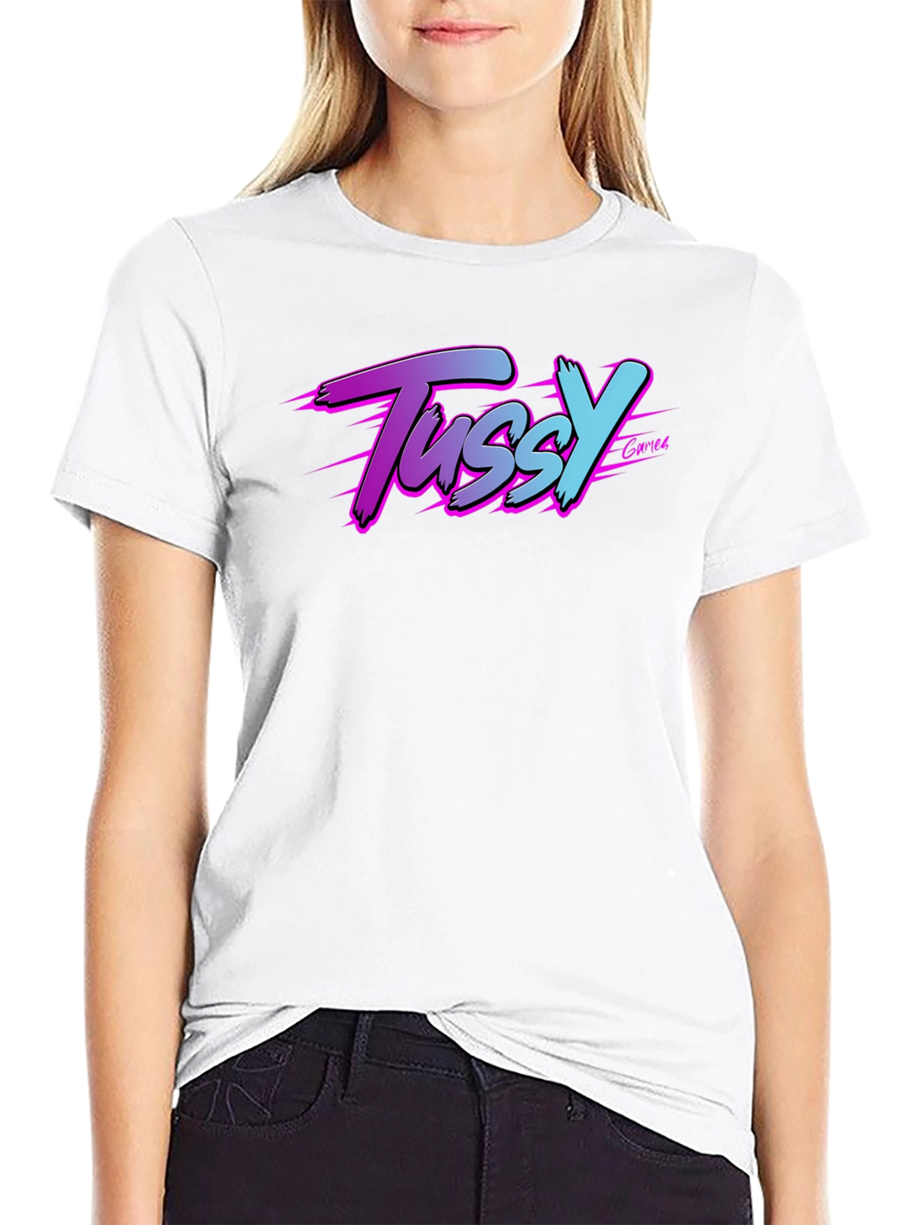 Tussy Gamer T-Shirt - Black Graphic Tee
