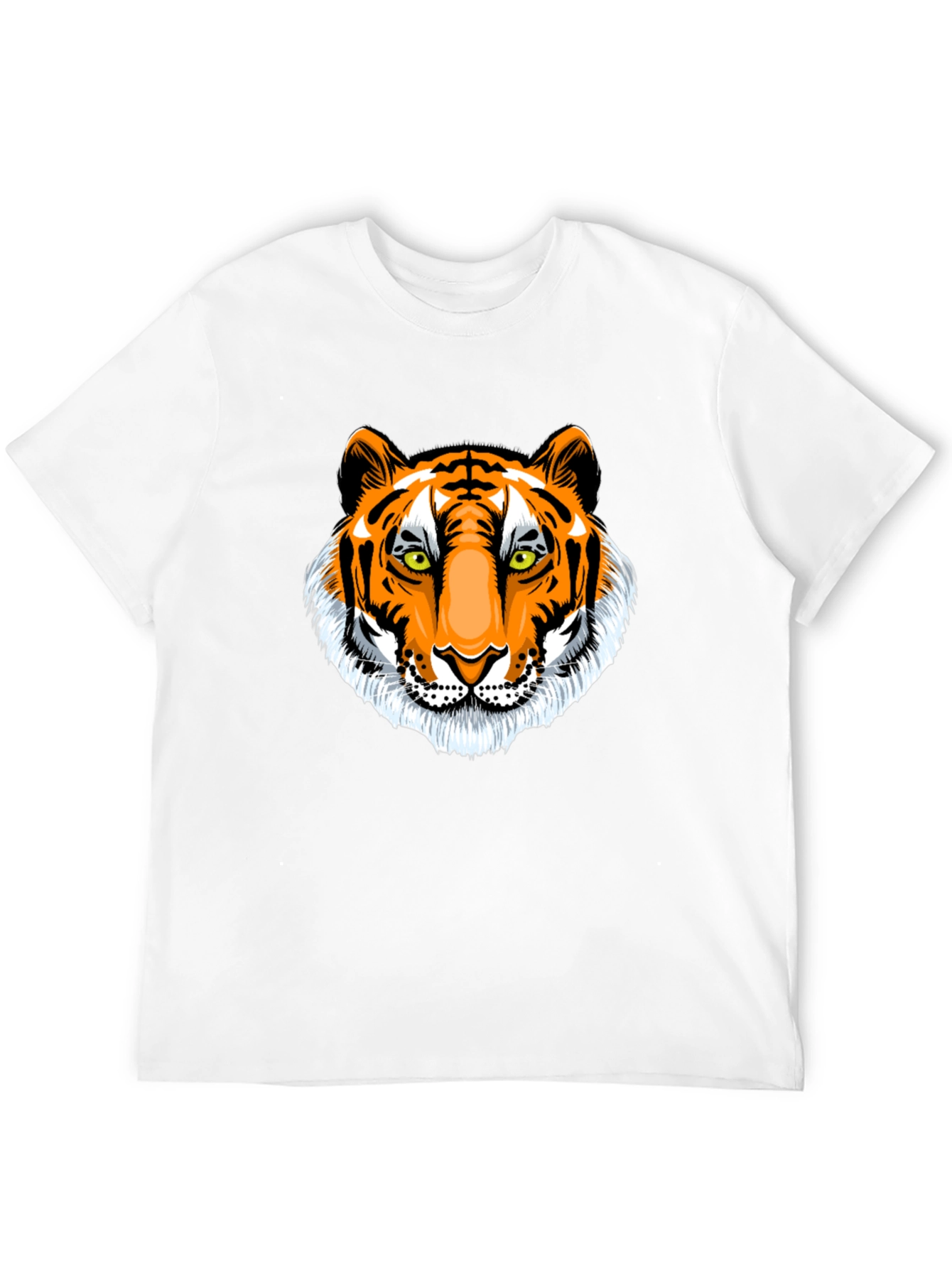 Tiger Graphic Black T-Shirt - Animal Print Tee