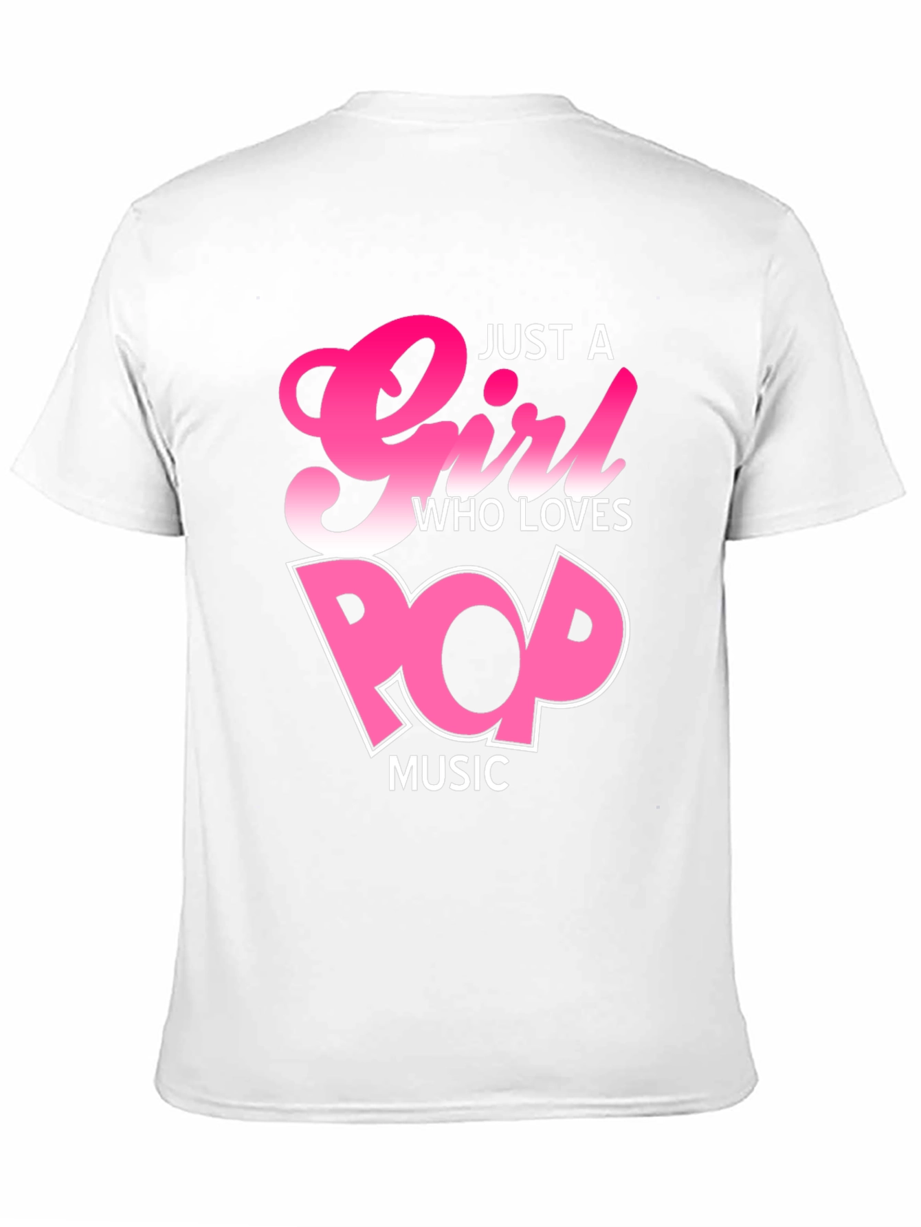 Just a Girl Who Loves Pop Music T-Shirt