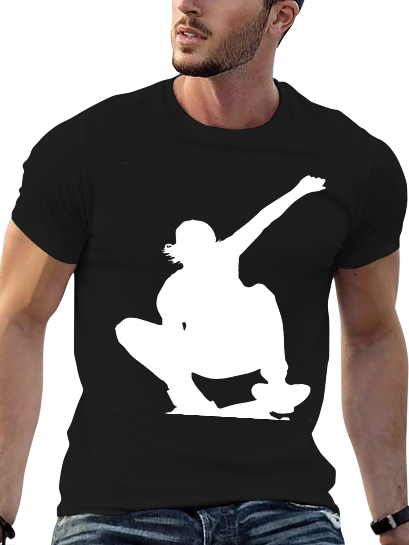 Skateboarder Graphic T-Shirt