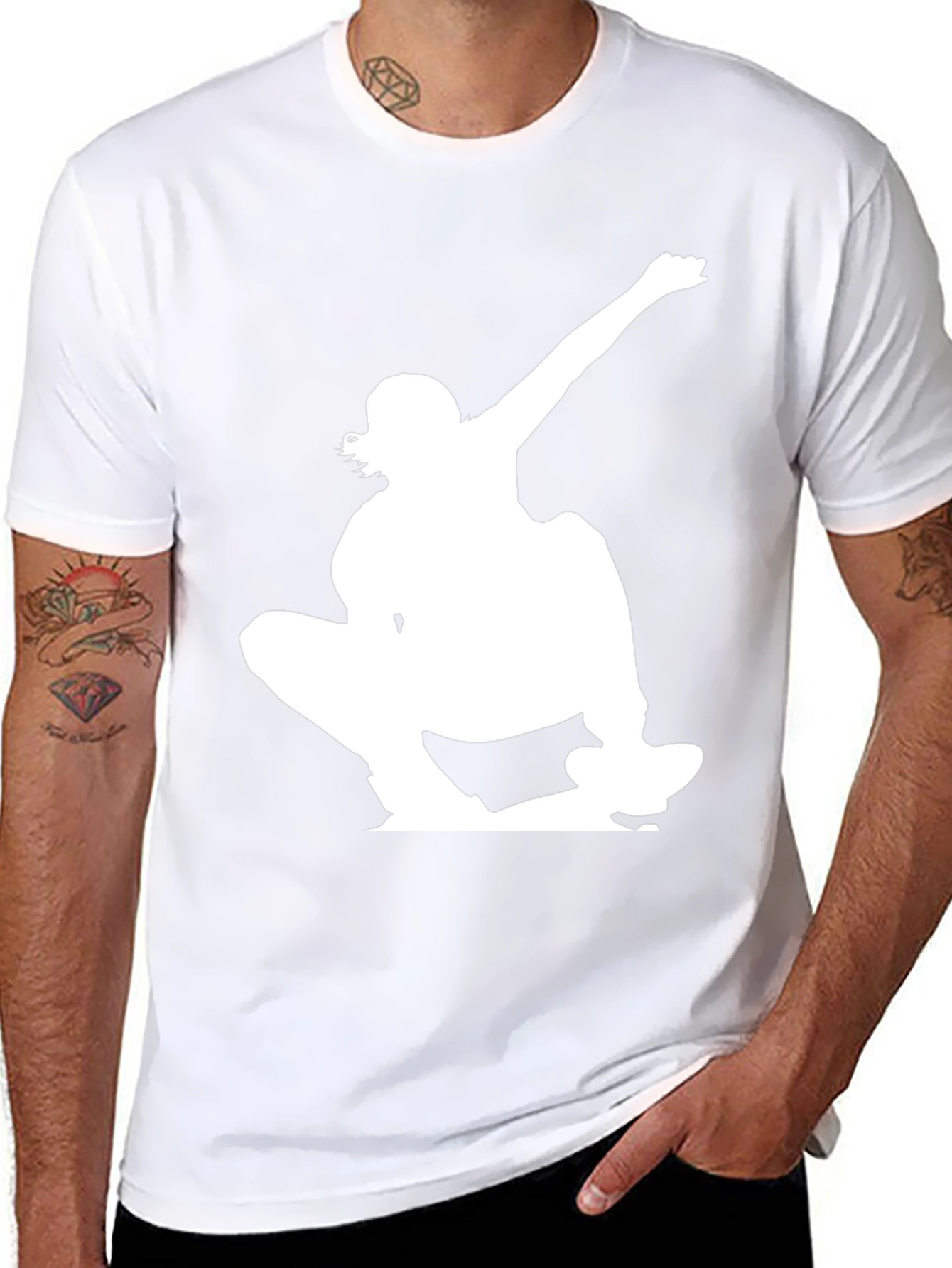 Skateboarder Graphic T-Shirt