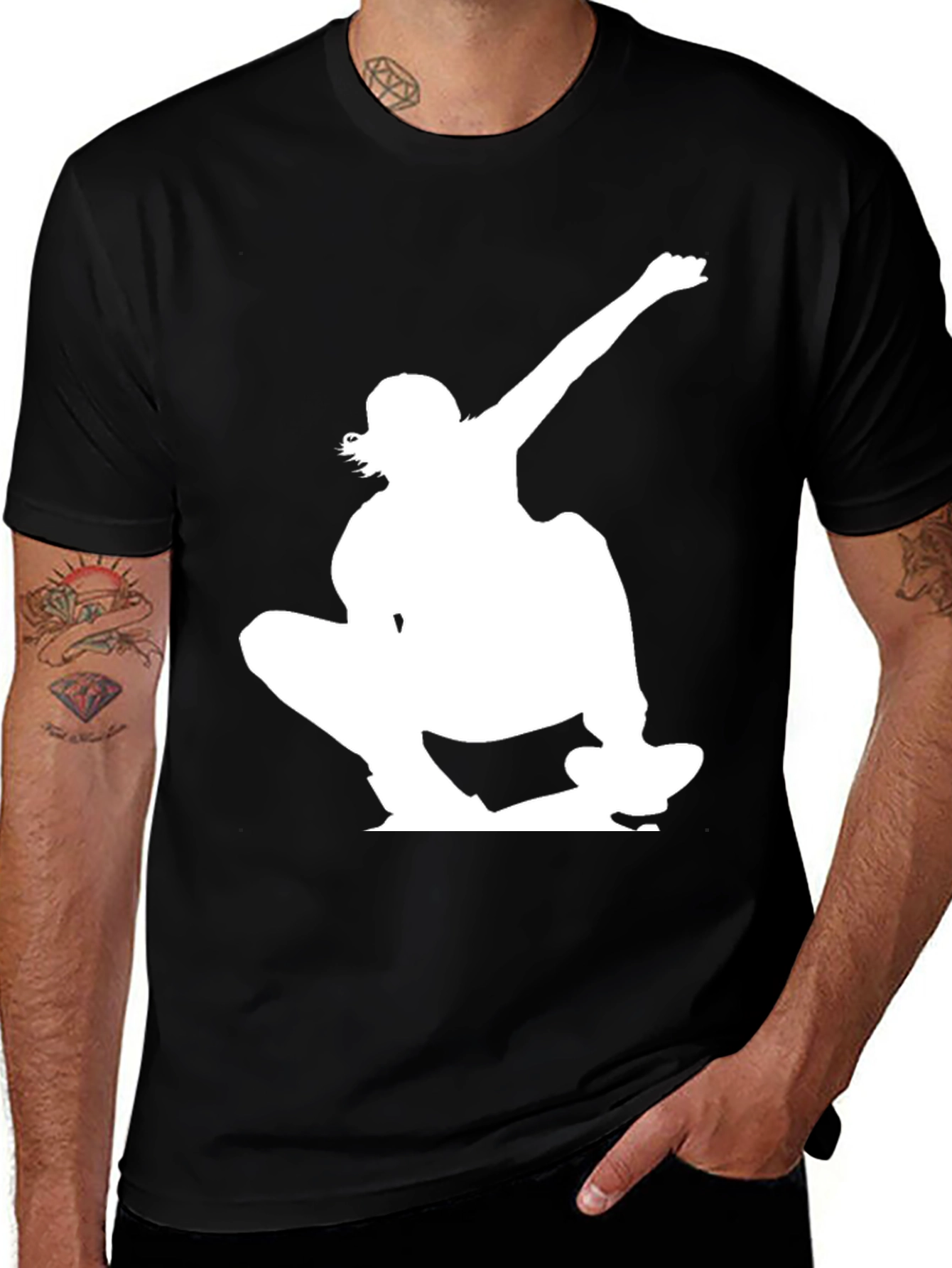 Skateboarder Graphic T-Shirt