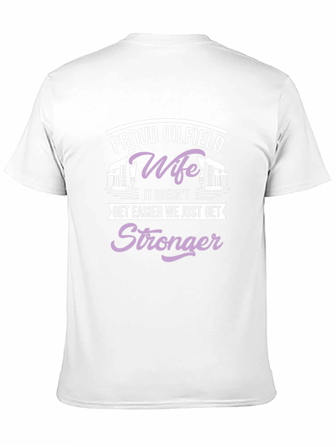 Proud Oilfield Wife Black T-Shirt