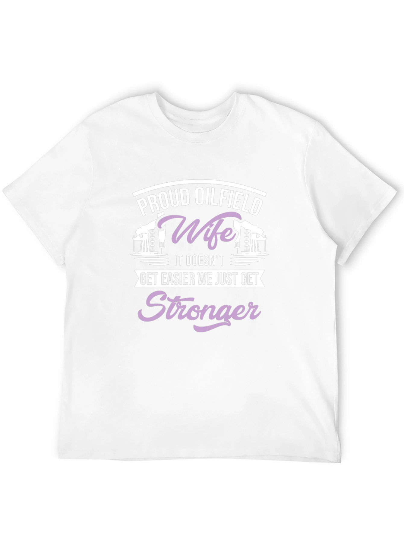 Proud Oilfield Wife Black T-Shirt