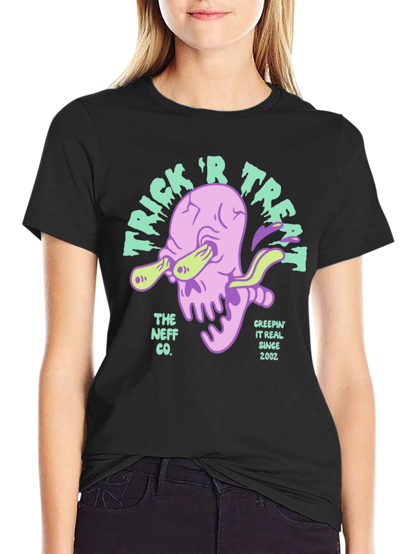 Neff Trick R Treat Black T-Shirt