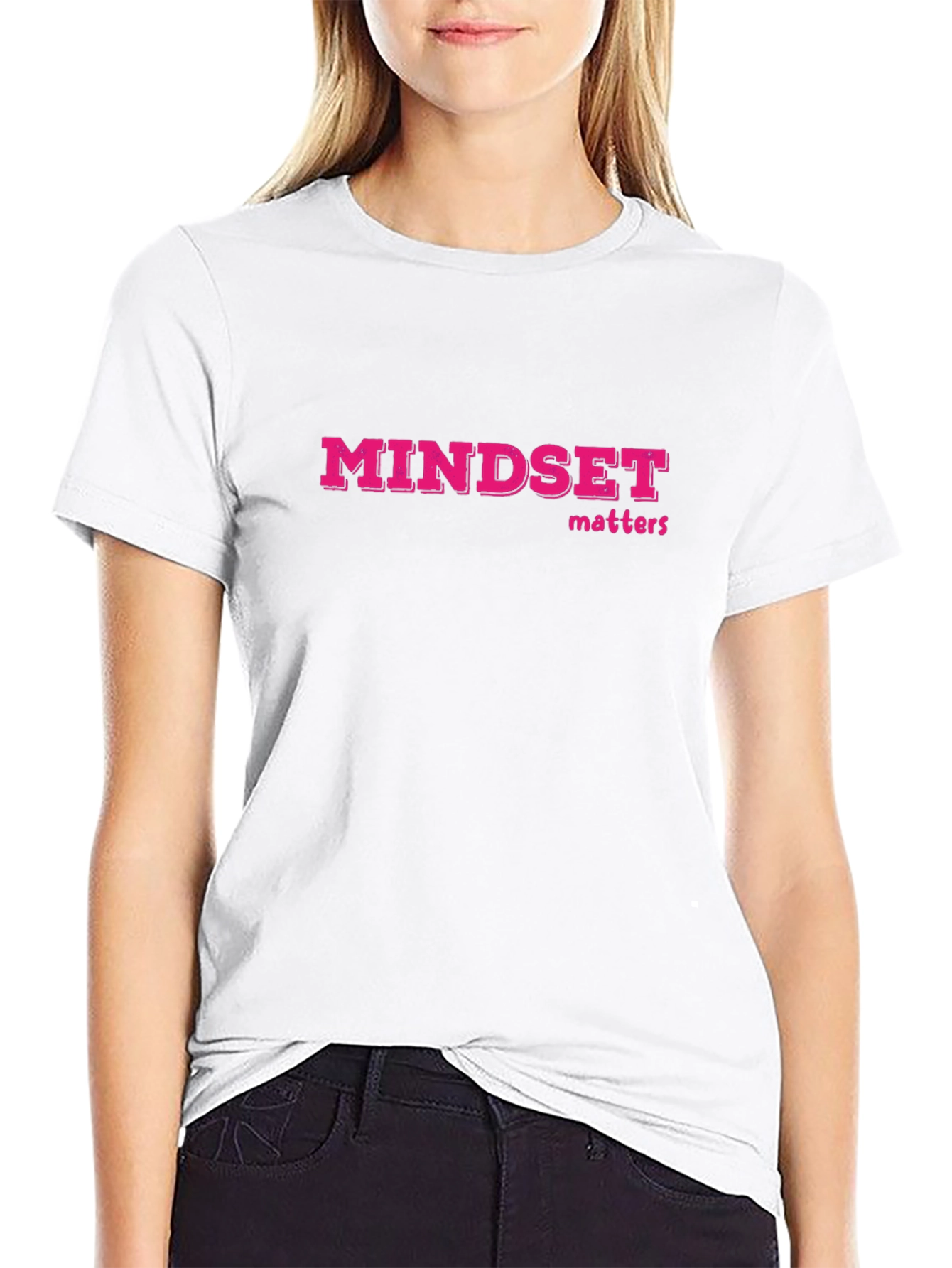 Mindset Matters Black T-Shirt Motivational