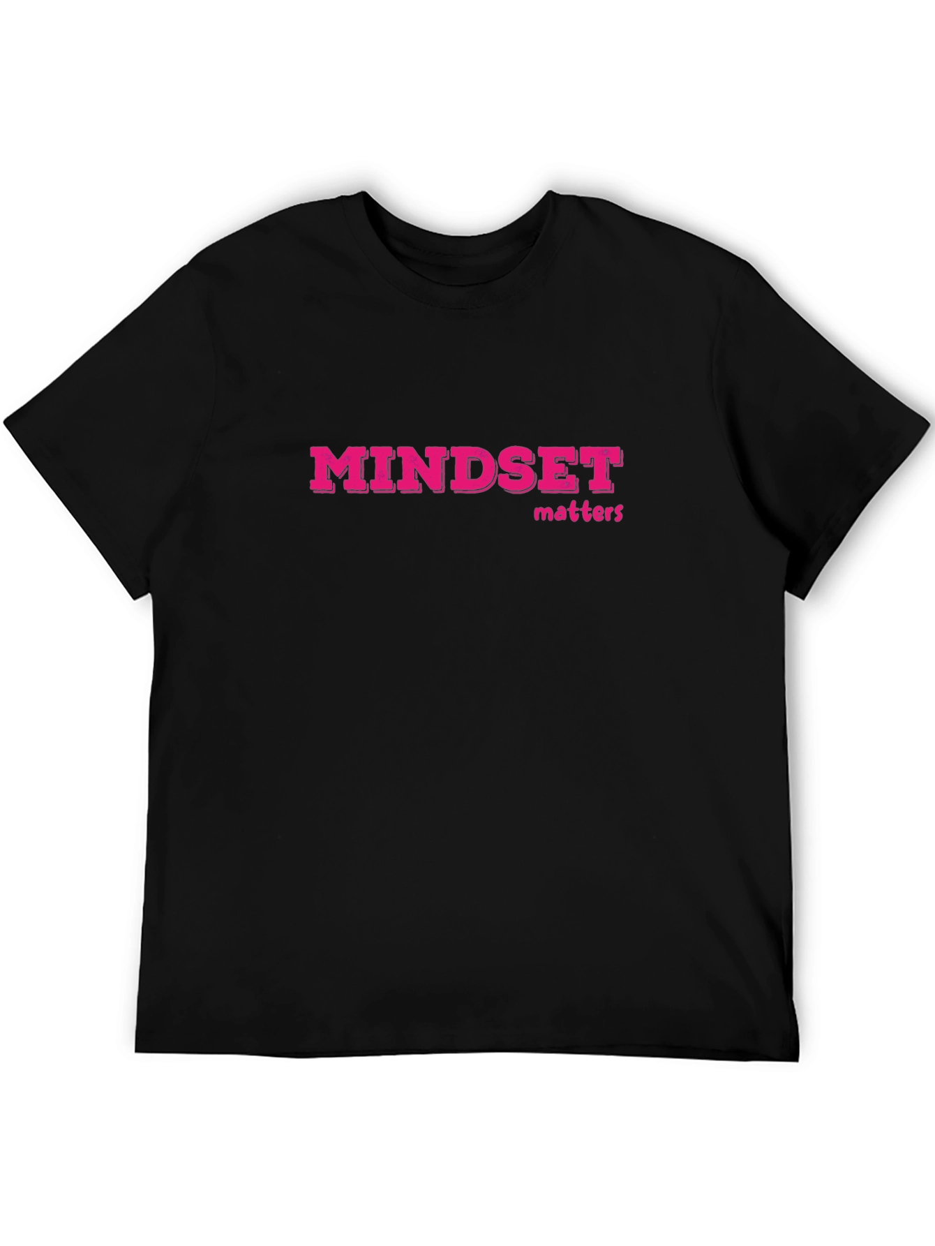 Mindset Matters Black T-Shirt Motivational