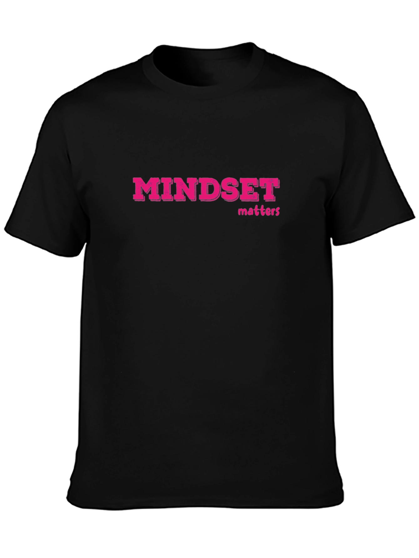 Mindset Matters Black T-Shirt Motivational