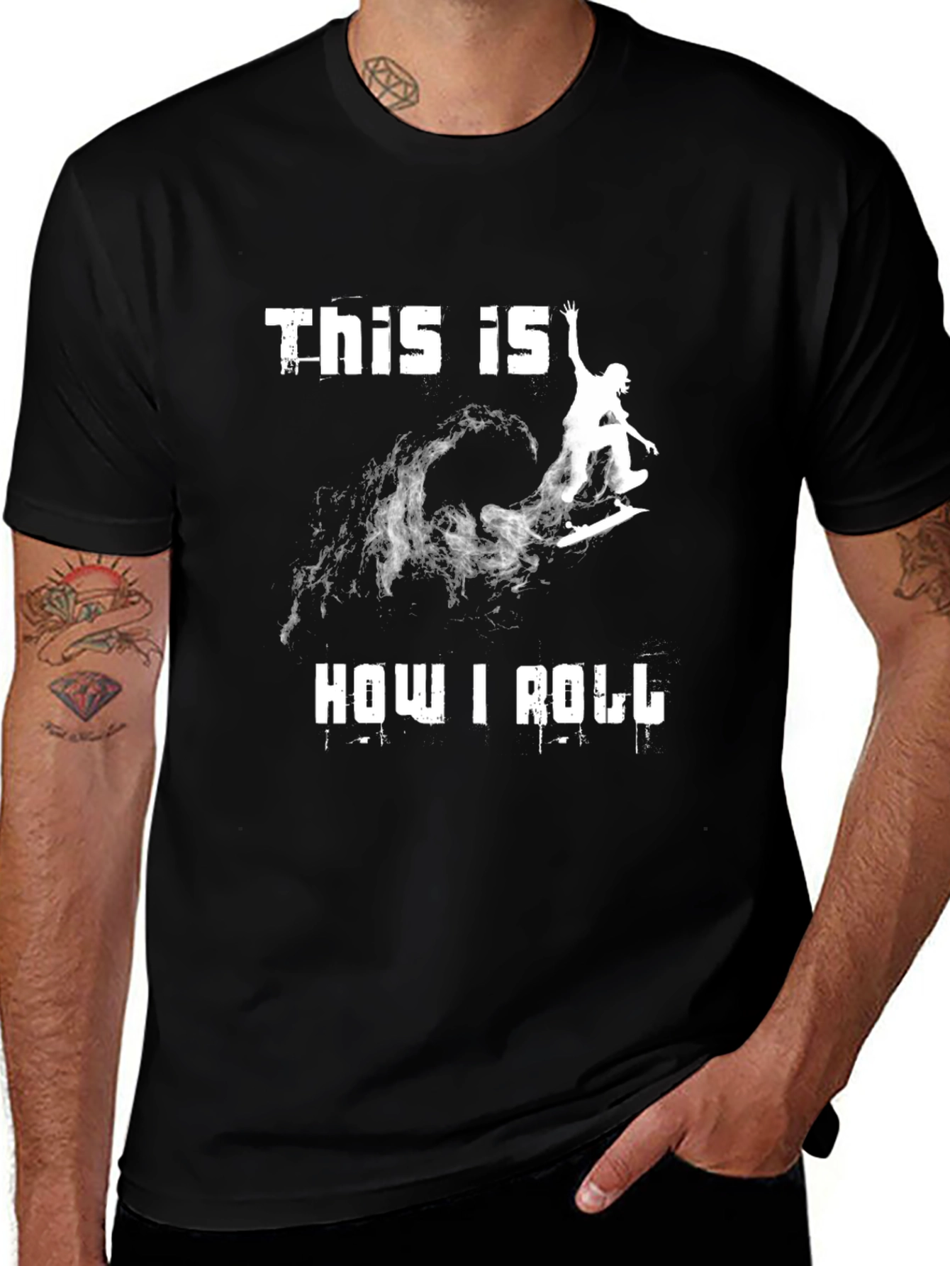 This Is How I Roll T-Shirt - Surfer Design
