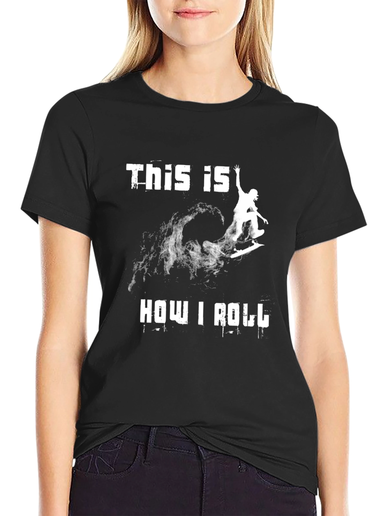 This Is How I Roll T-Shirt - Surfer Design