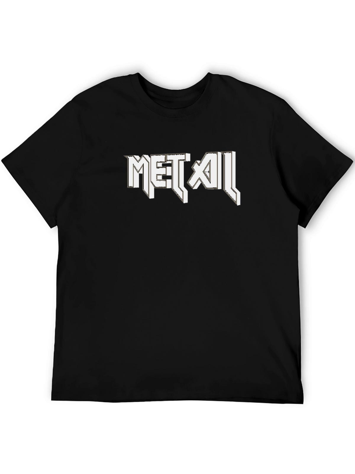 Heavy Metal Graphic Tee - Black Cotton T-Shirt