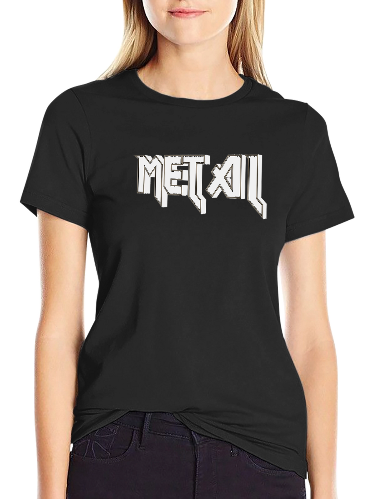 Heavy Metal Graphic Tee - Black Cotton T-Shirt
