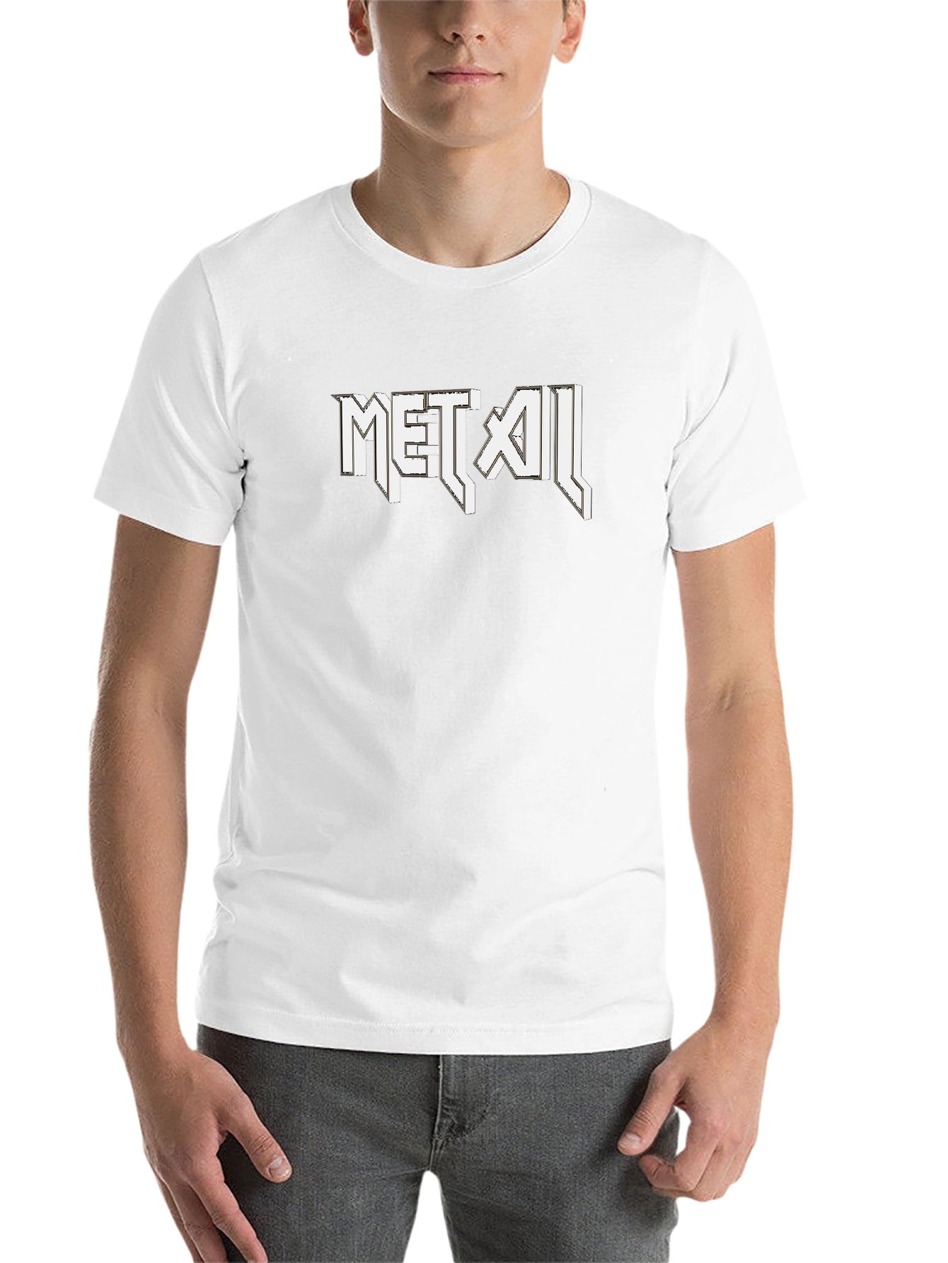 Heavy Metal Graphic Tee - Black Cotton T-Shirt