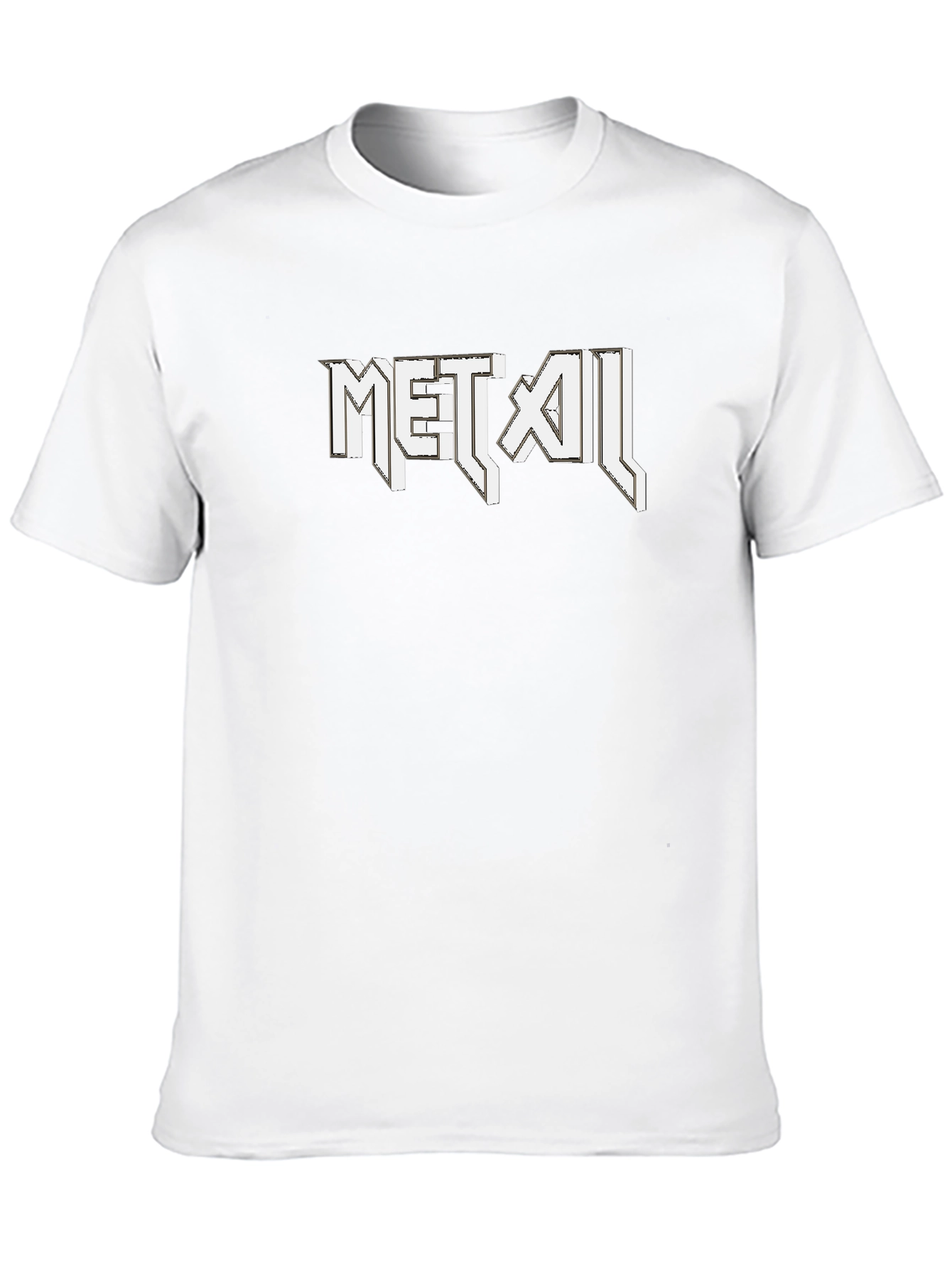 Heavy Metal Graphic Tee - Black Cotton T-Shirt